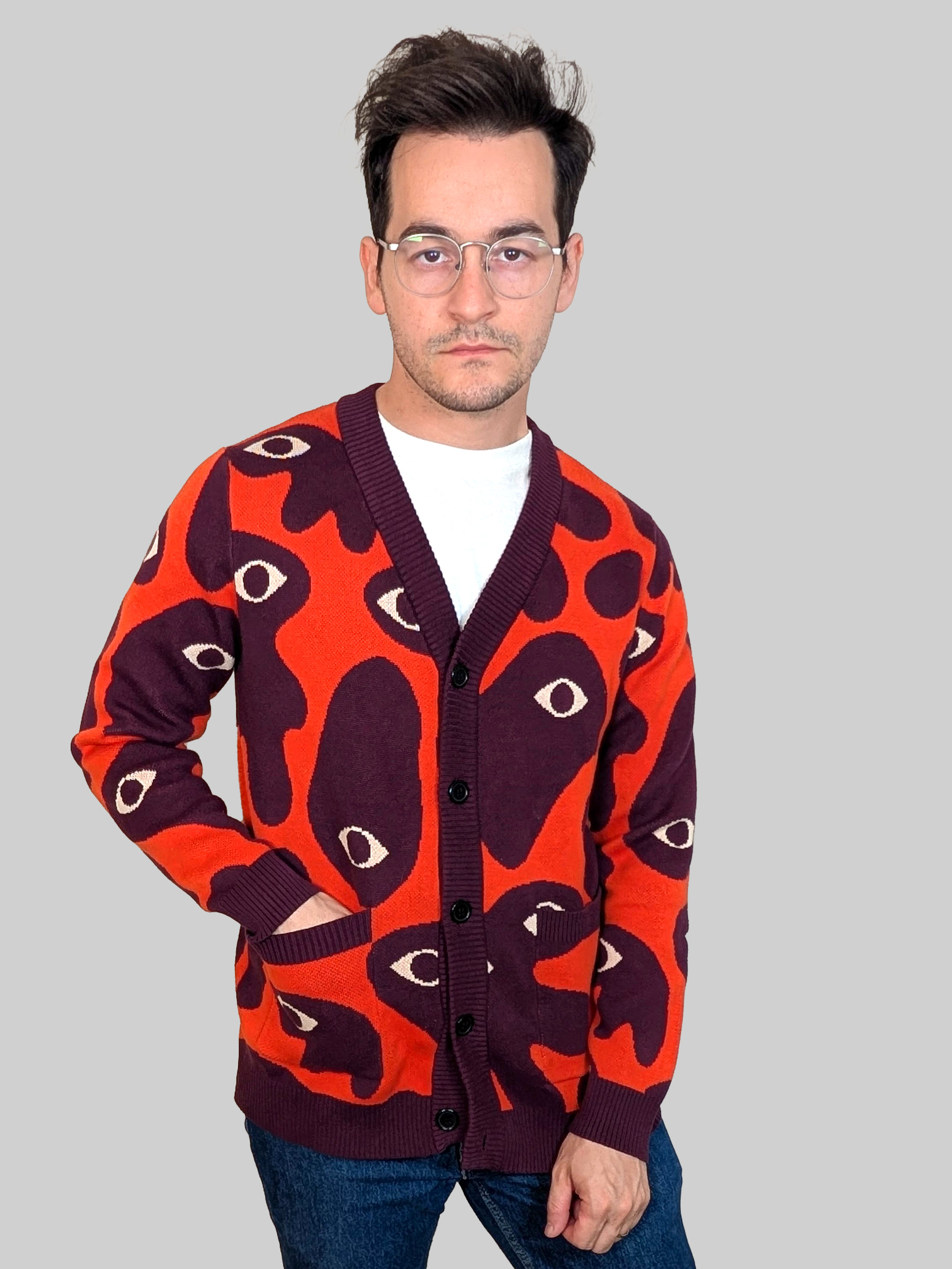 Sleepy Peach - Bauhaus Nightmare Cardigan