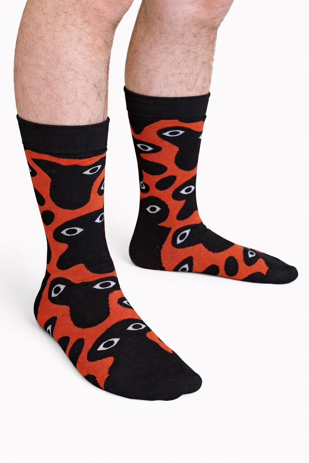 Bauhaus Nightmare Socks - Sleepy Peach