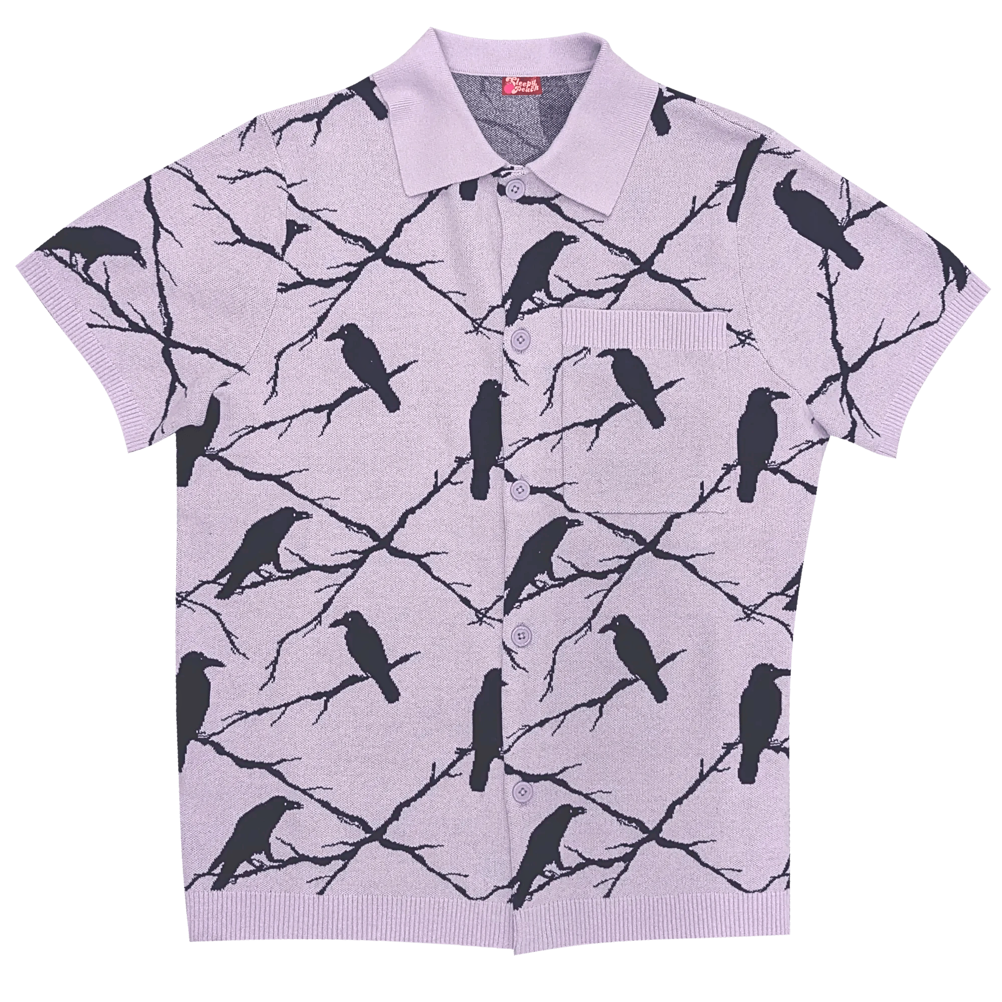 Big Crow Button Up - Sleepy Peach 28