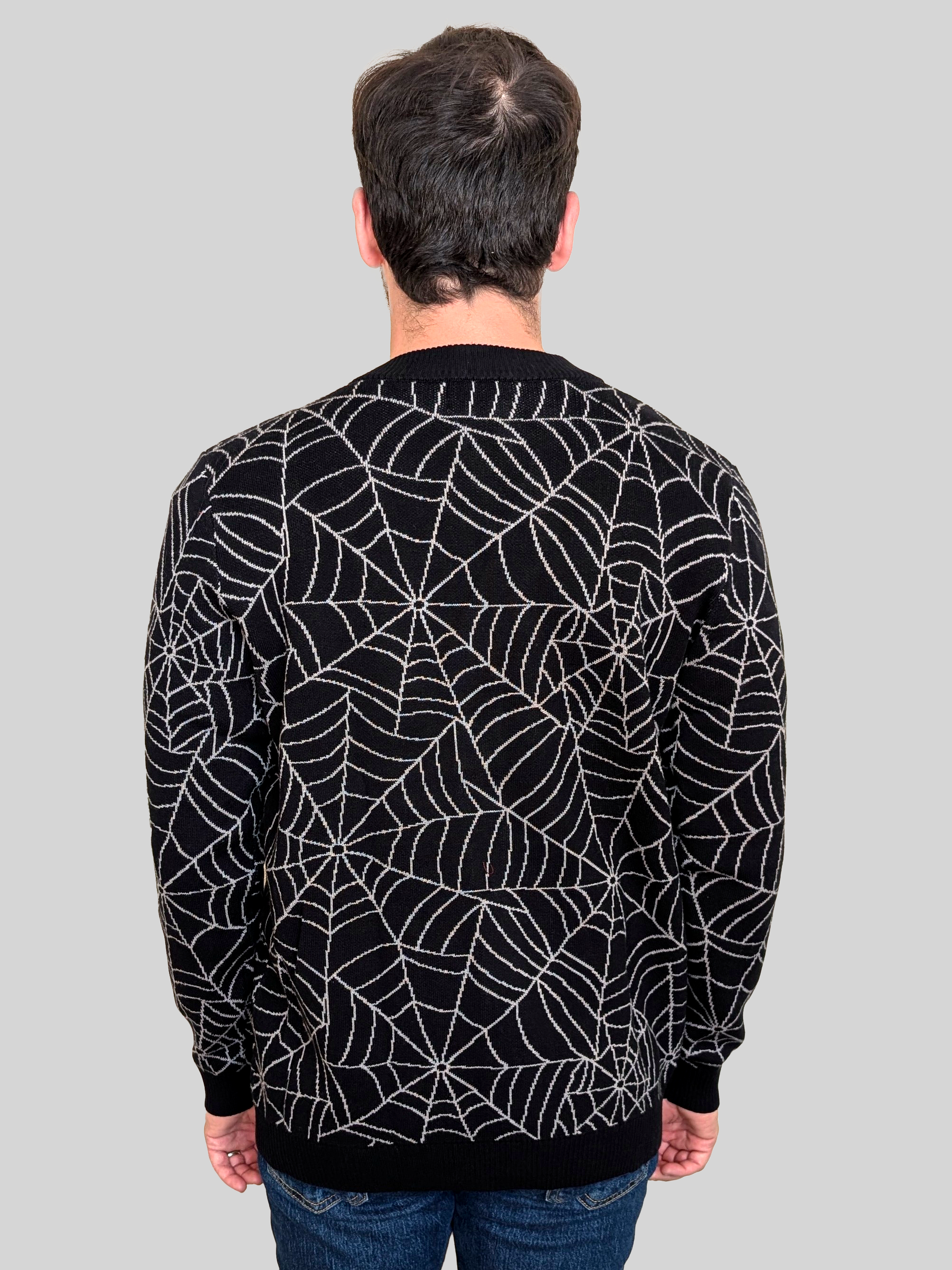 Sleepy Peach - Black Widow Cardigan