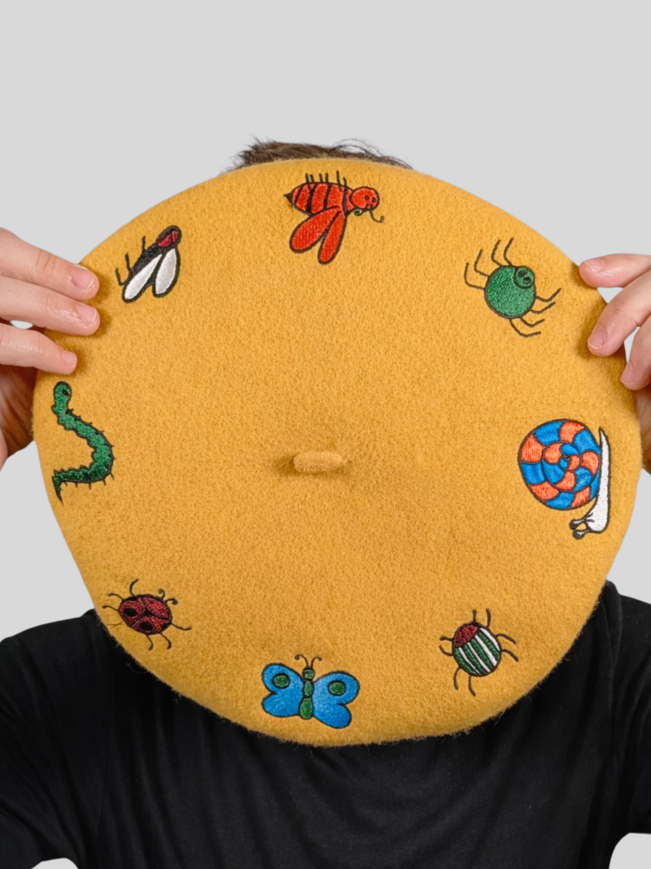 Buggin' Out Beret - Sleepy Peach