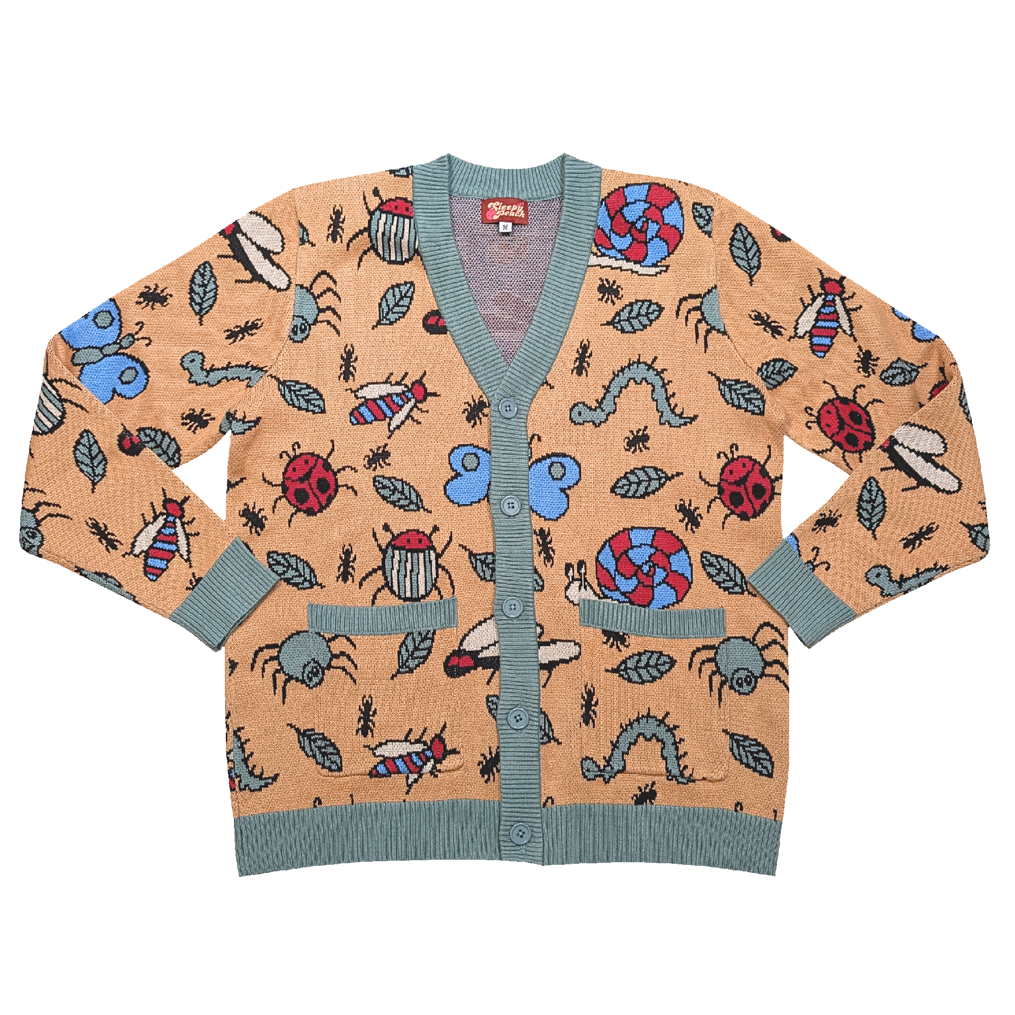 Buggin' Out Cardigan - Sleepy Peach 9989