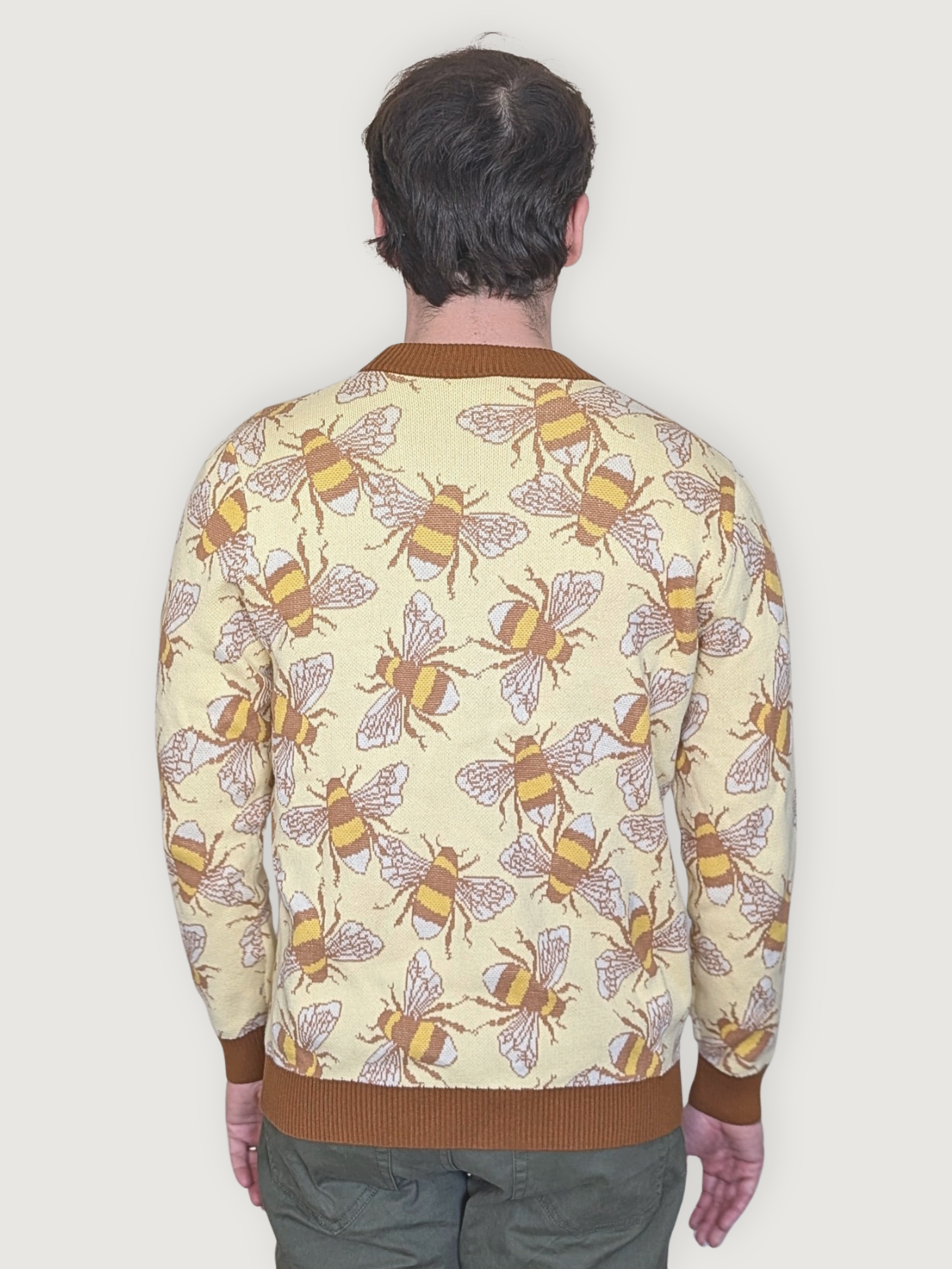 Bumblebee Cardigan - Sleepy Peach 17