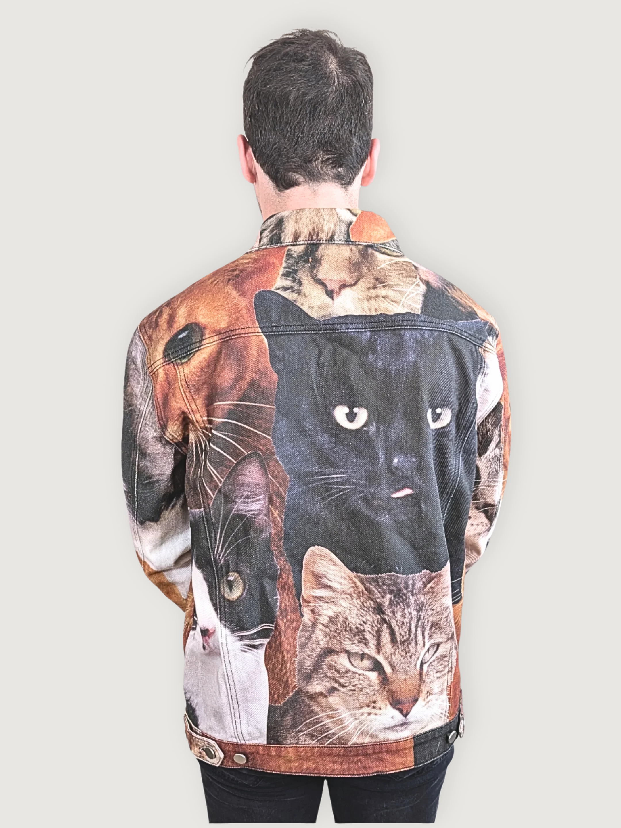 Cat Wrangler Denim Jacket - Sleepy Peach 19