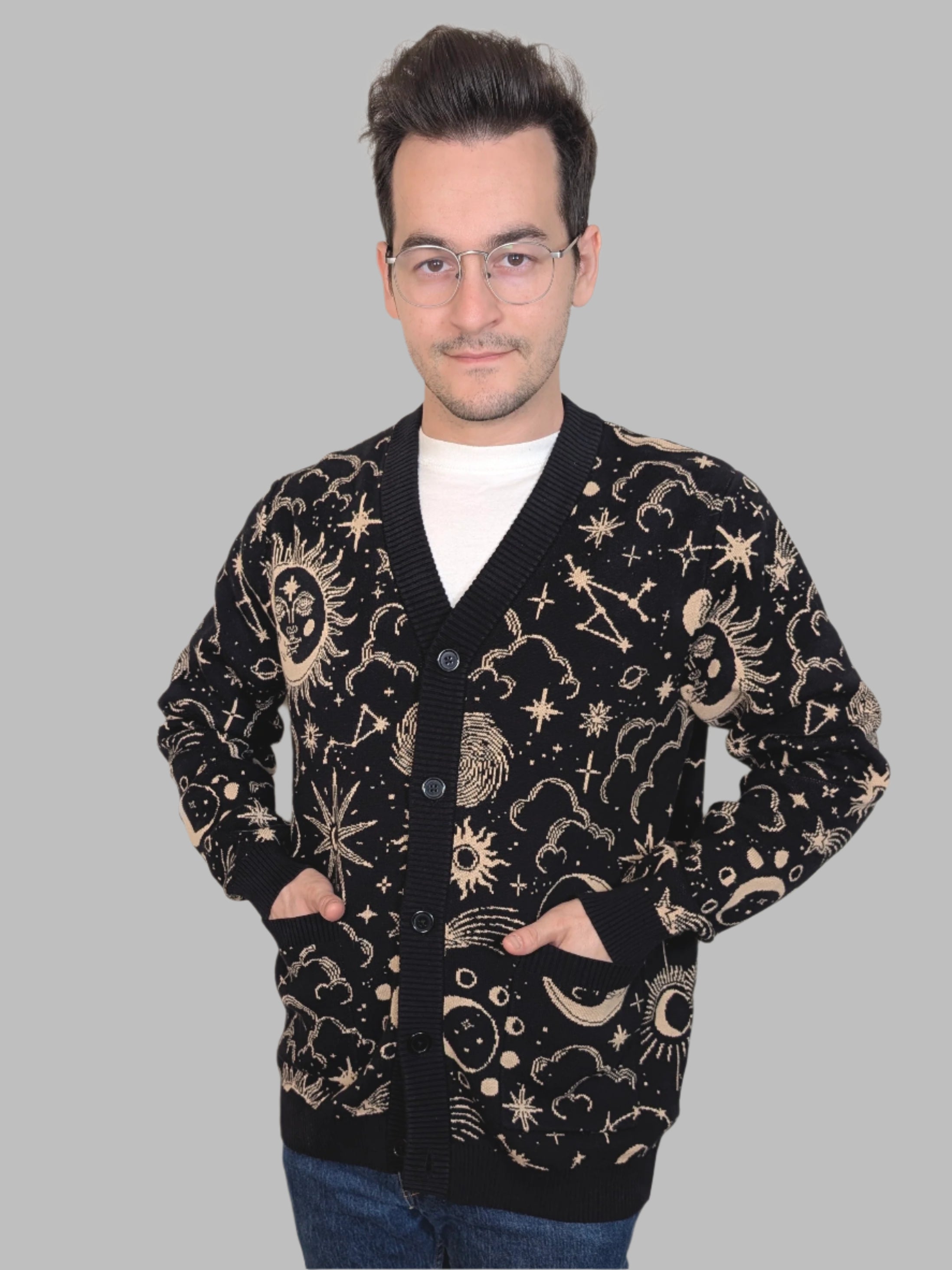 Celestial Cardigan - Sleepy Peach