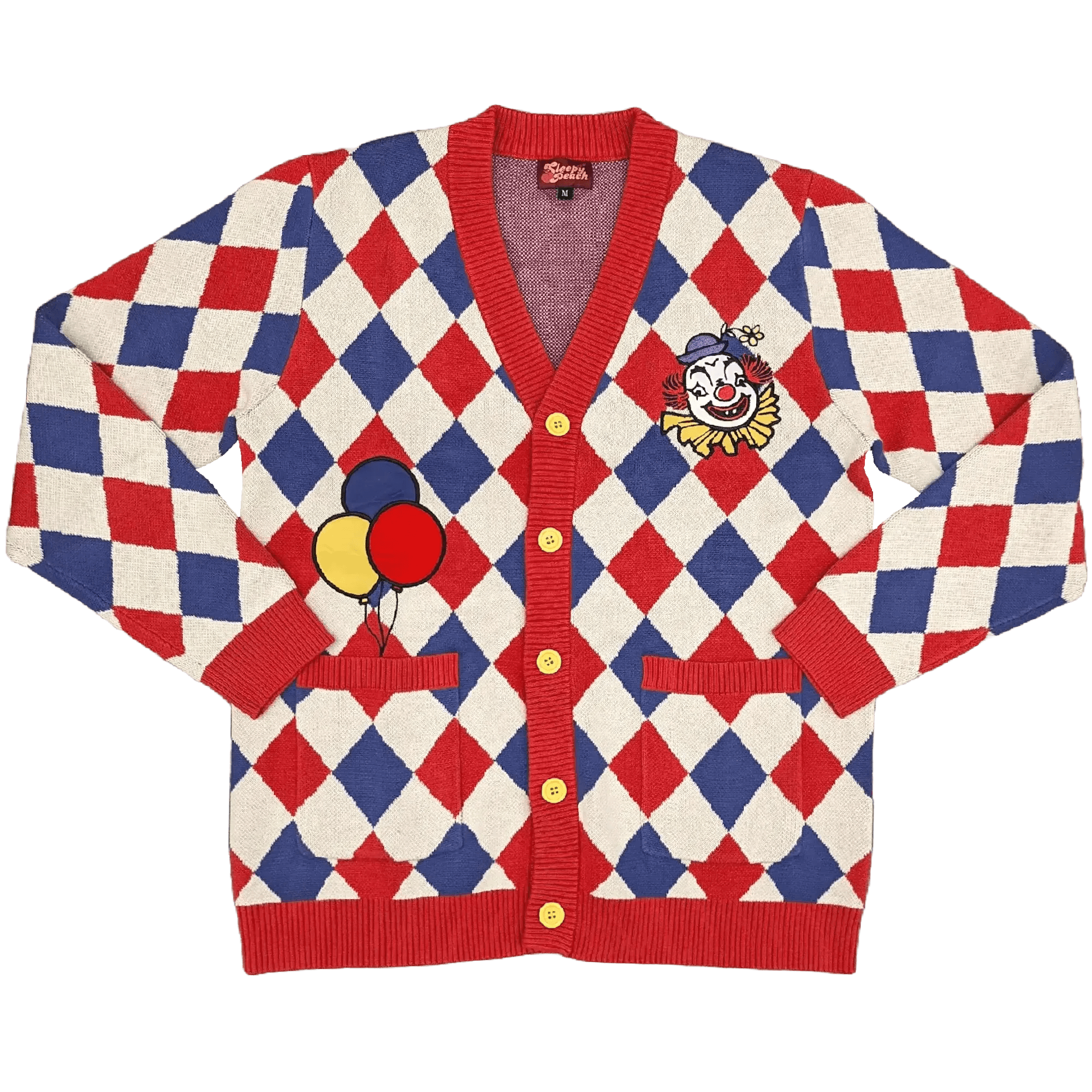 Certified Clown Cardigan - Sleepy Peach
