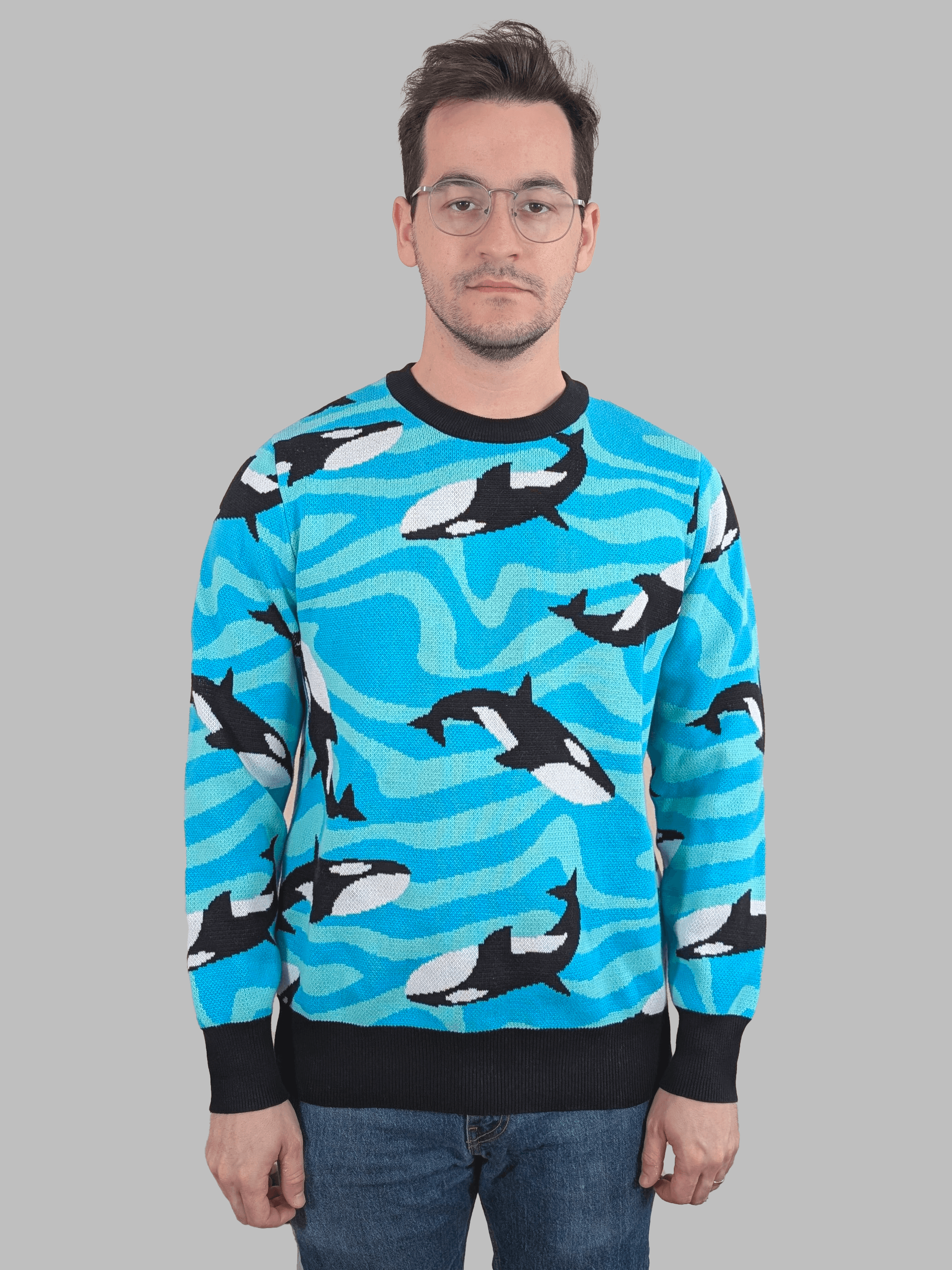 Chic Orca Sweater - Sleepy Peach