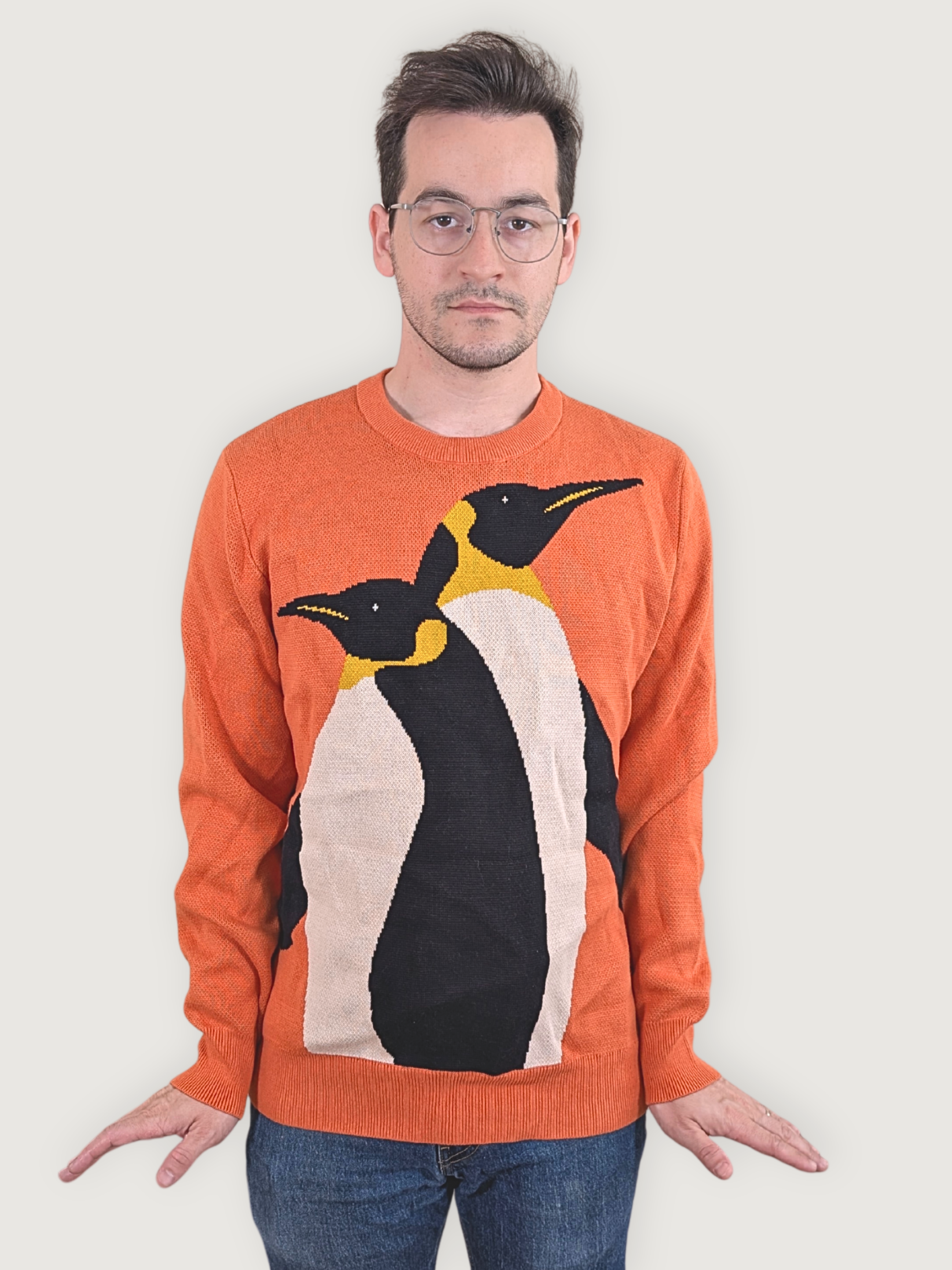 Classic Penguin Sweater - Sleepy Peach 24