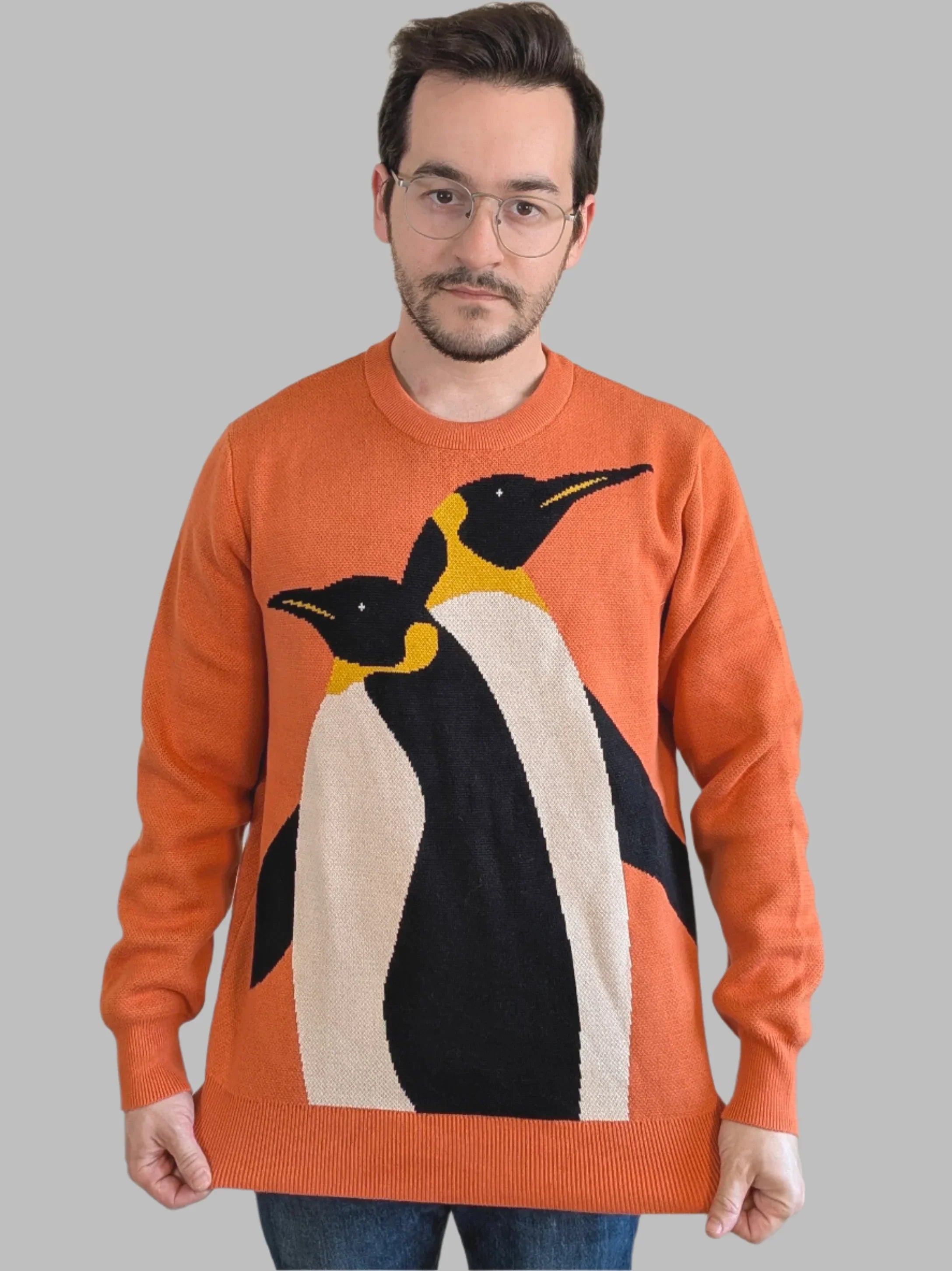 Classic Penguin Sweater - Sleepy Peach