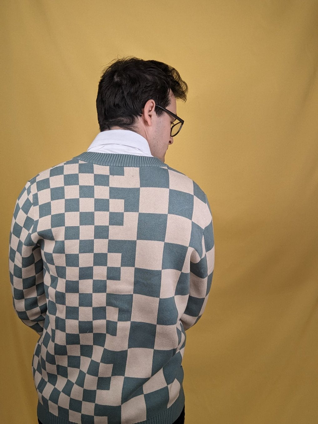 Dark Matcha Cardigan - Sleepy Peach