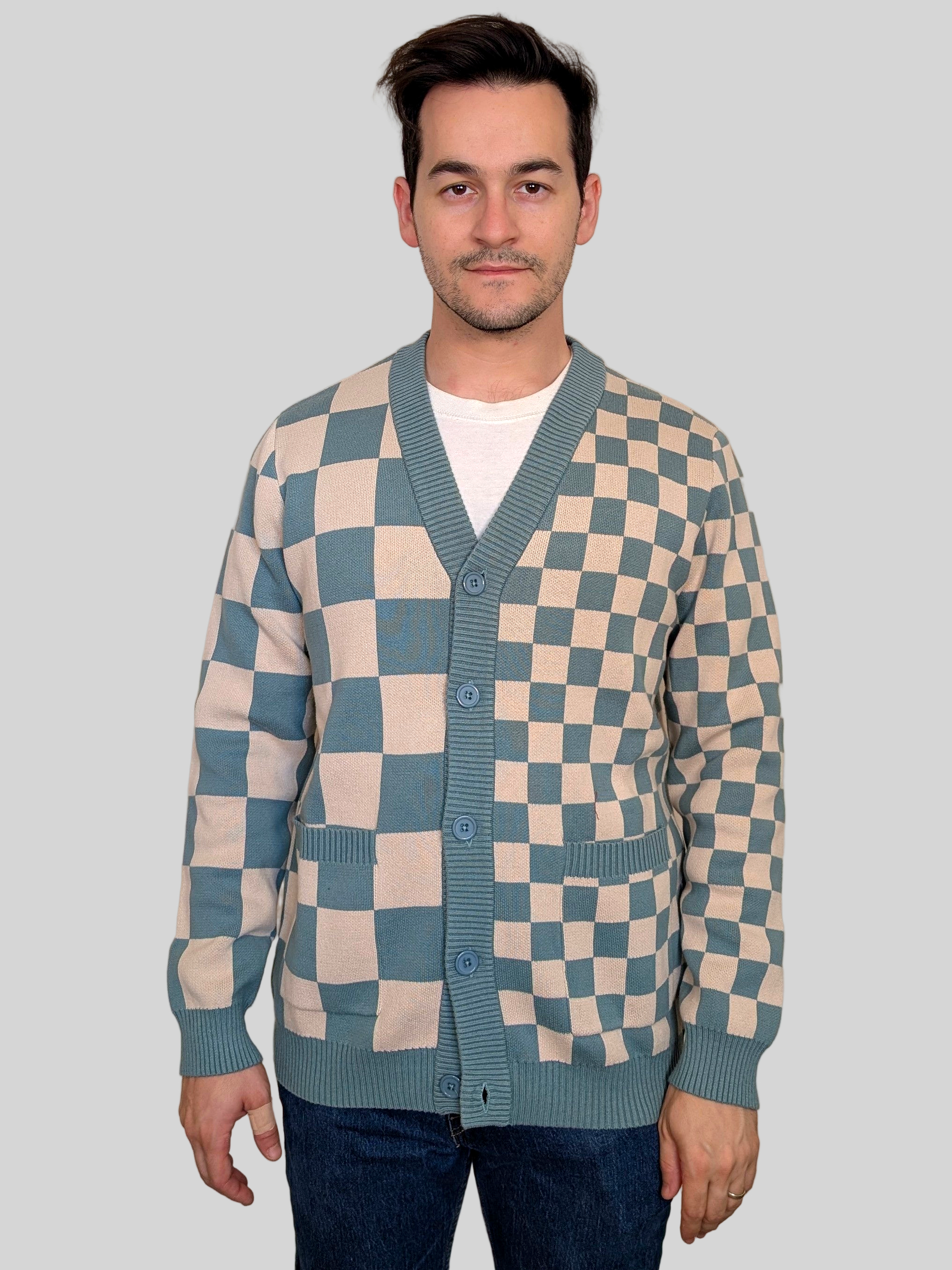 Sleepy Peach - Dark Matcha Cardigan