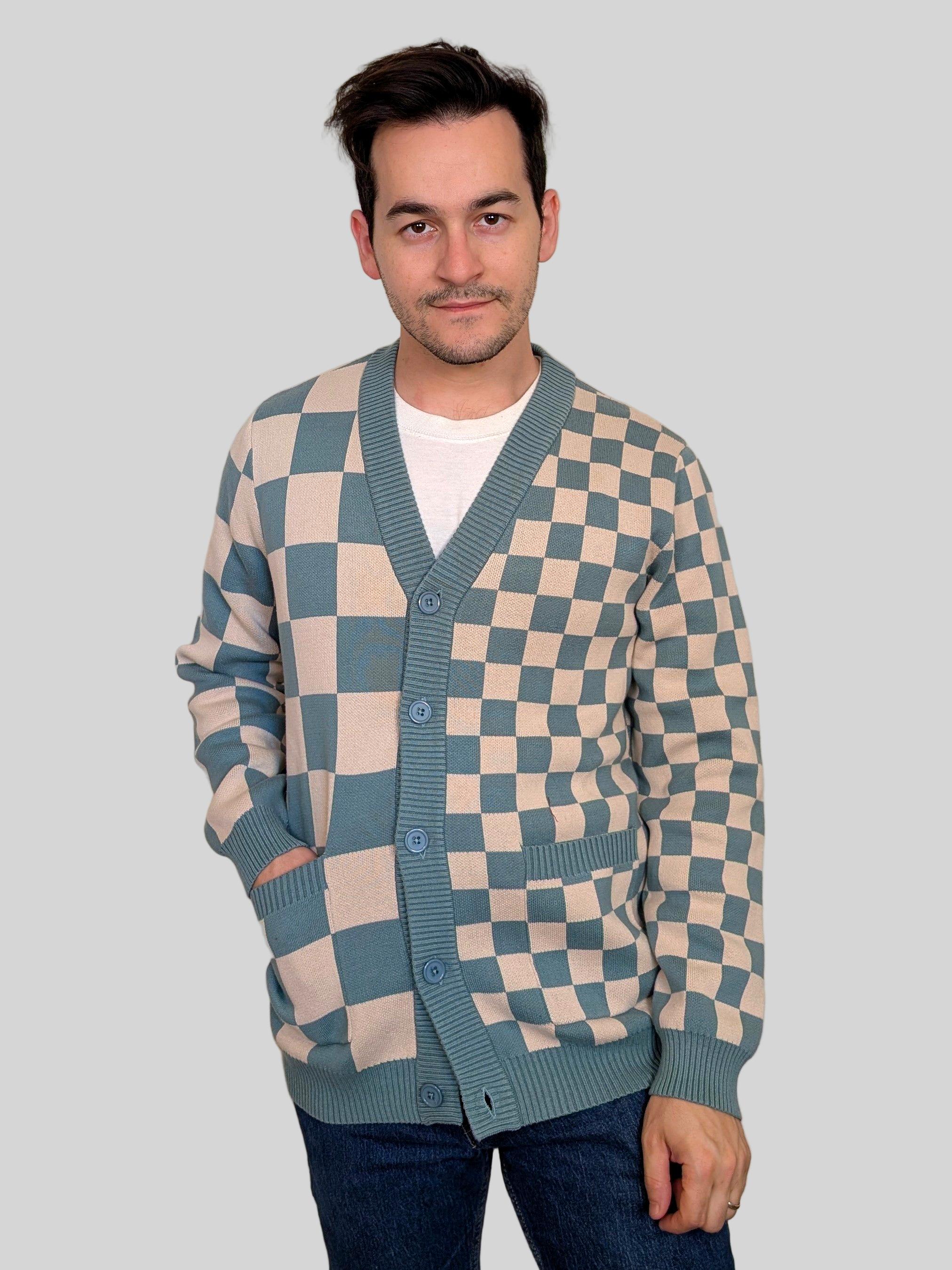 Sleepy Peach - Dark Matcha Cardigan