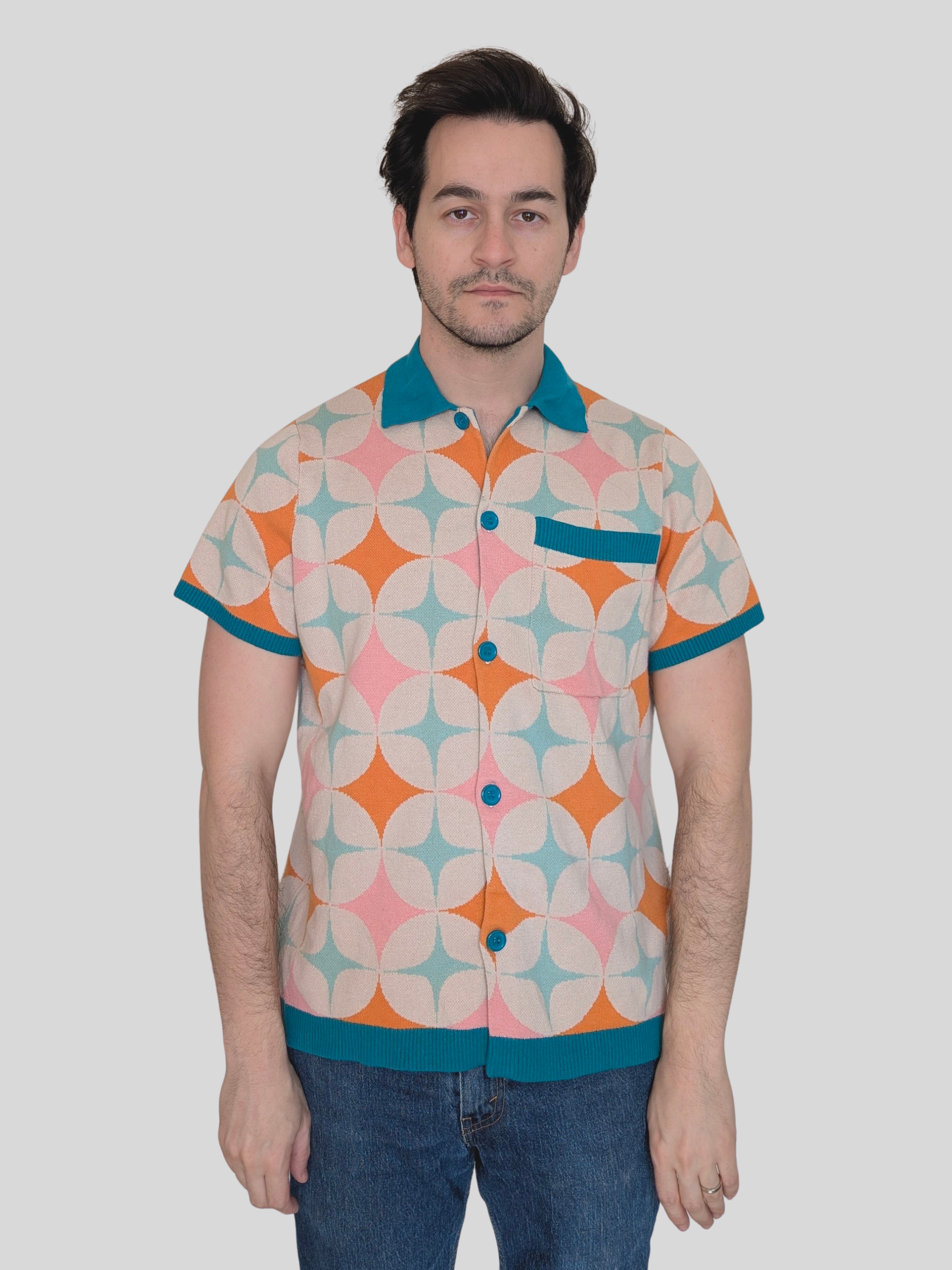 Great Atomic Tomorrow Button Up - Sleepy Peach 11