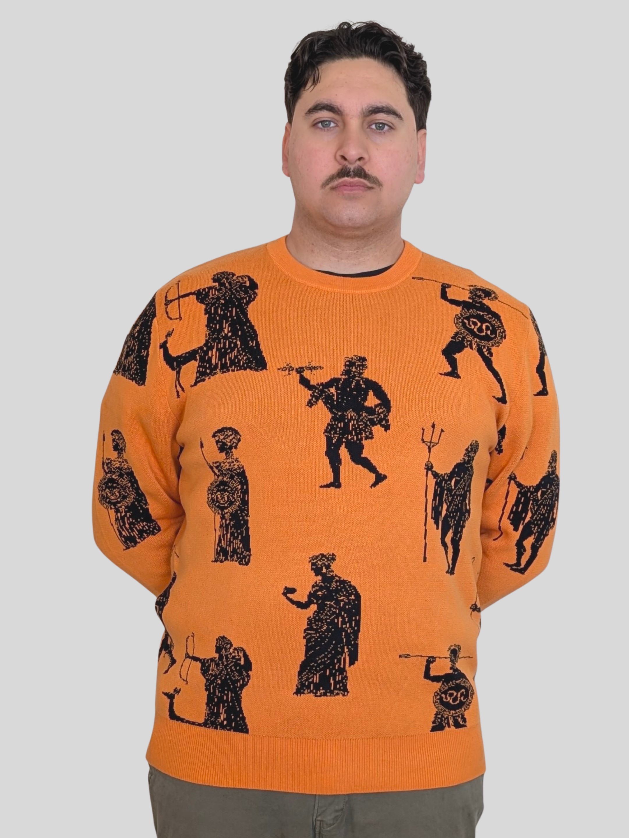 Greek Gods Sweater - Sleepy Peach
