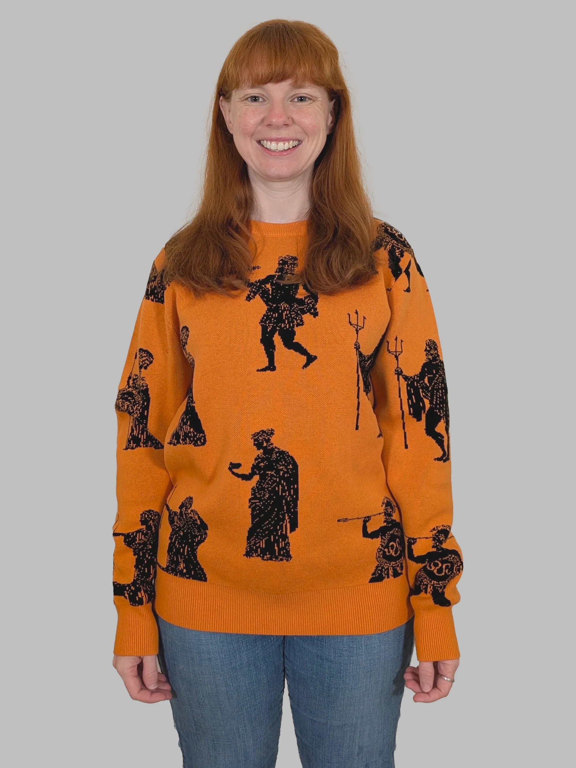 Greek Gods Sweater - Sleepy Peach