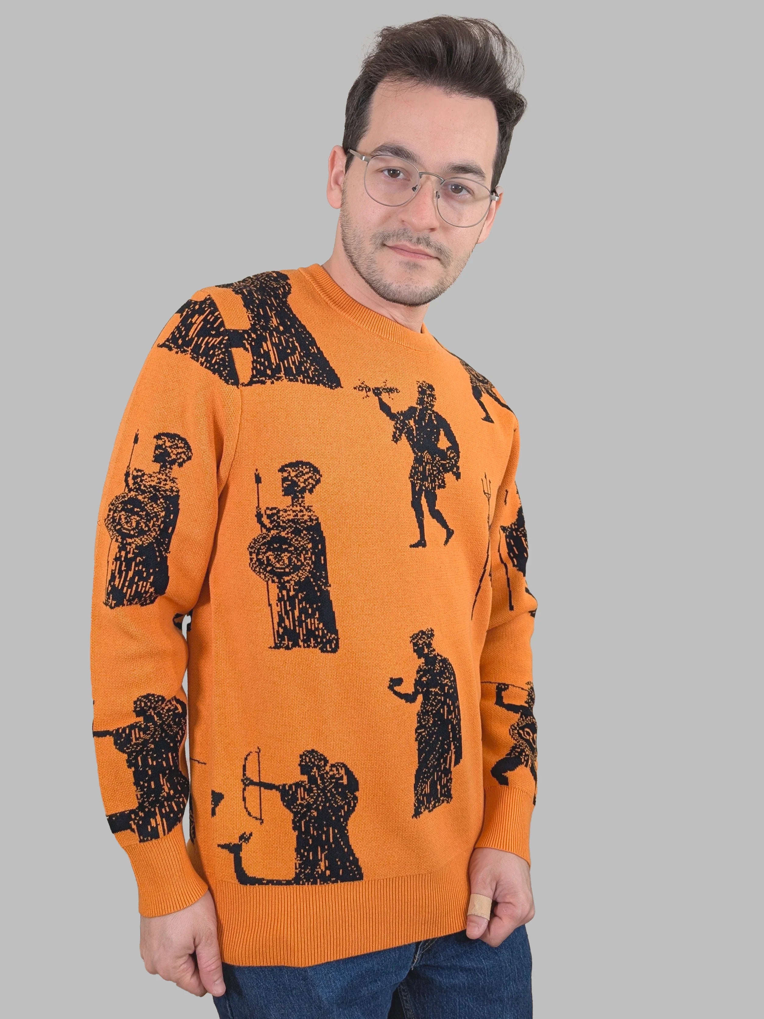 Greek Gods Sweater - Sleepy Peach