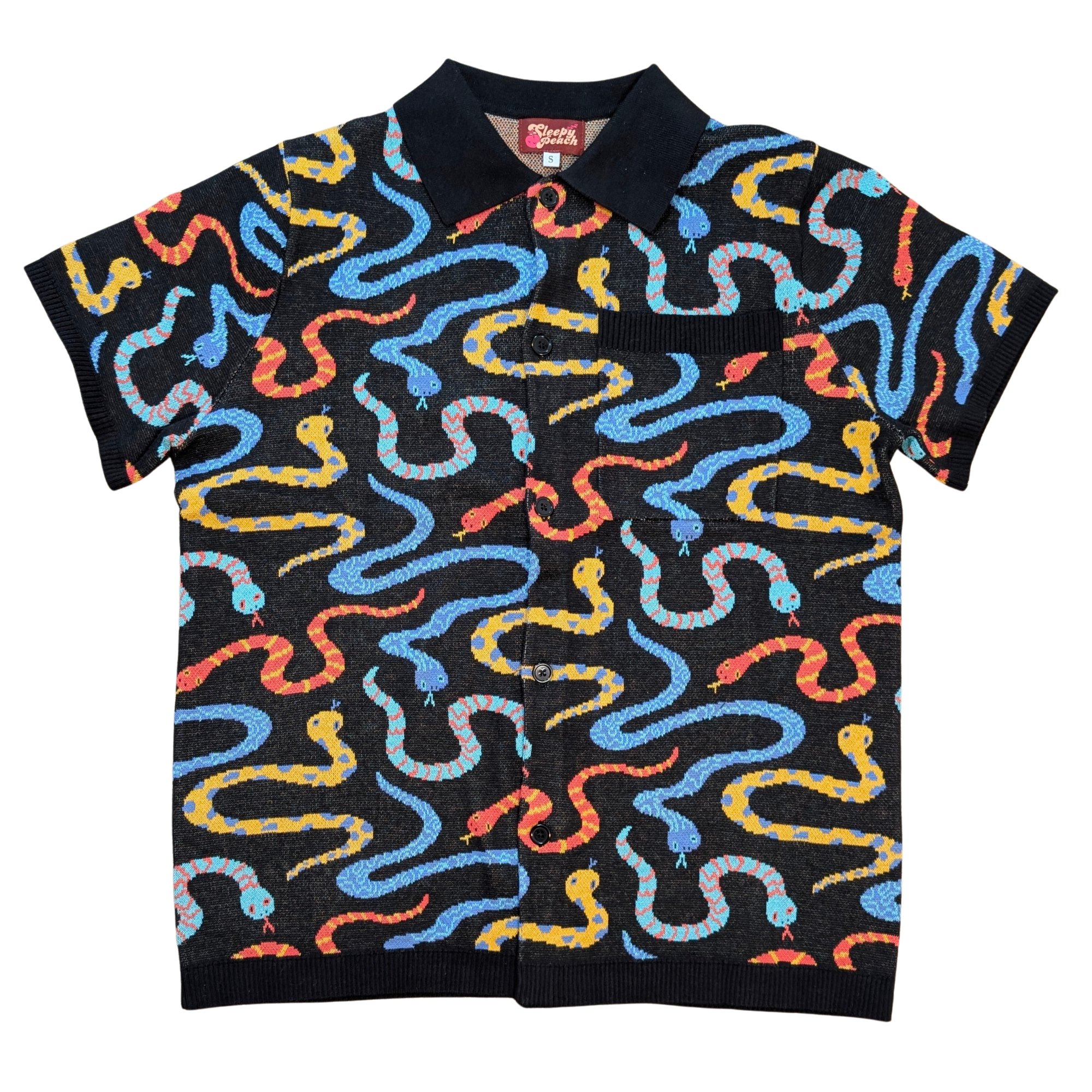 Hissy Fit Button Up - Sleepy Peach
