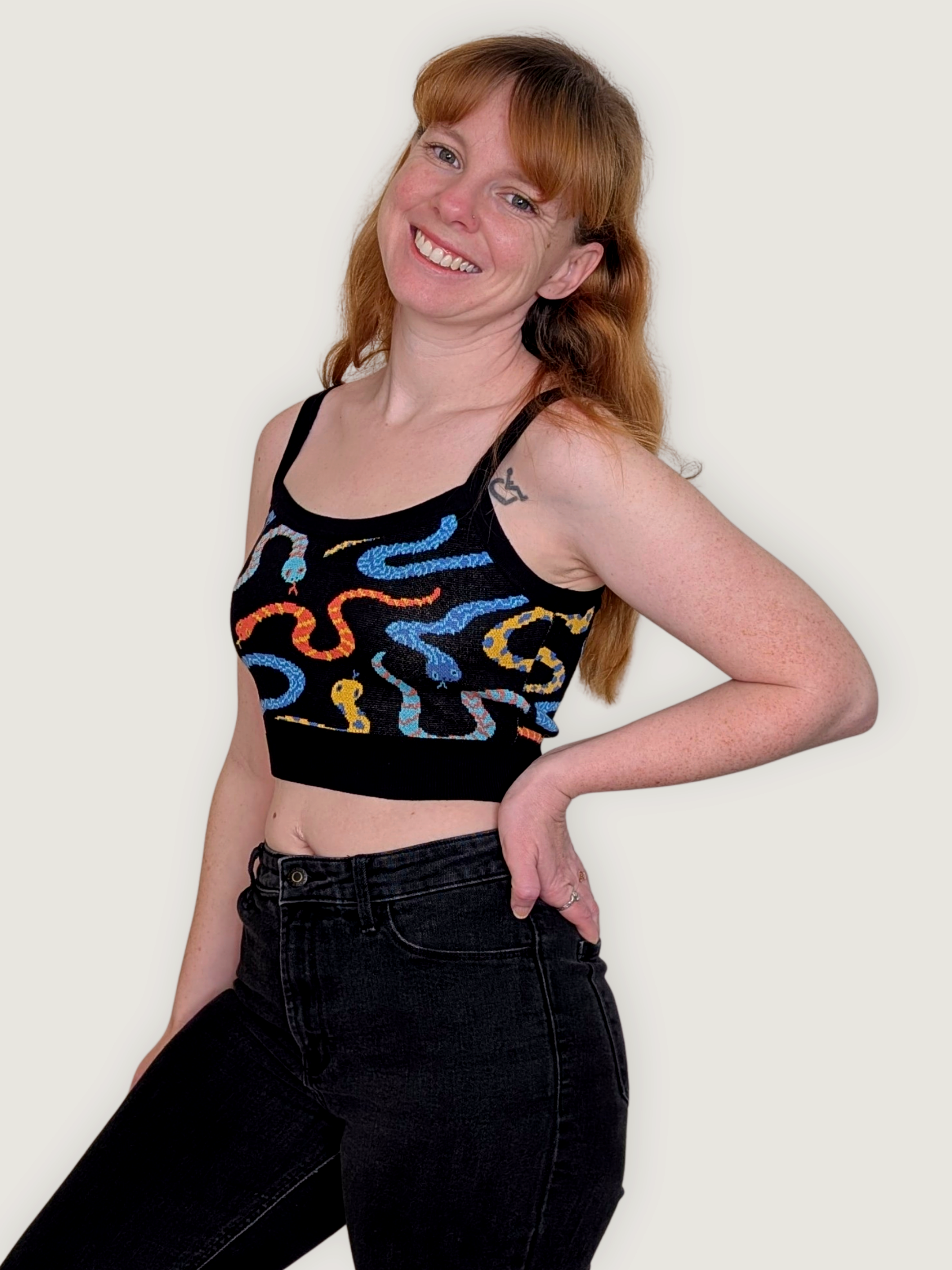 Sleepy Peach - Hissy Fit Crop Top
