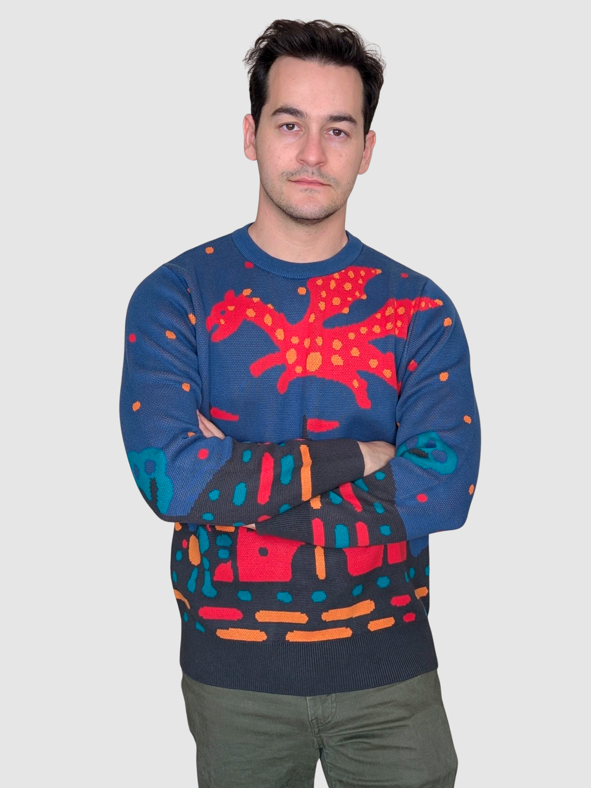 Medieval Fantasy Sweater - Sleepy Peach 14141