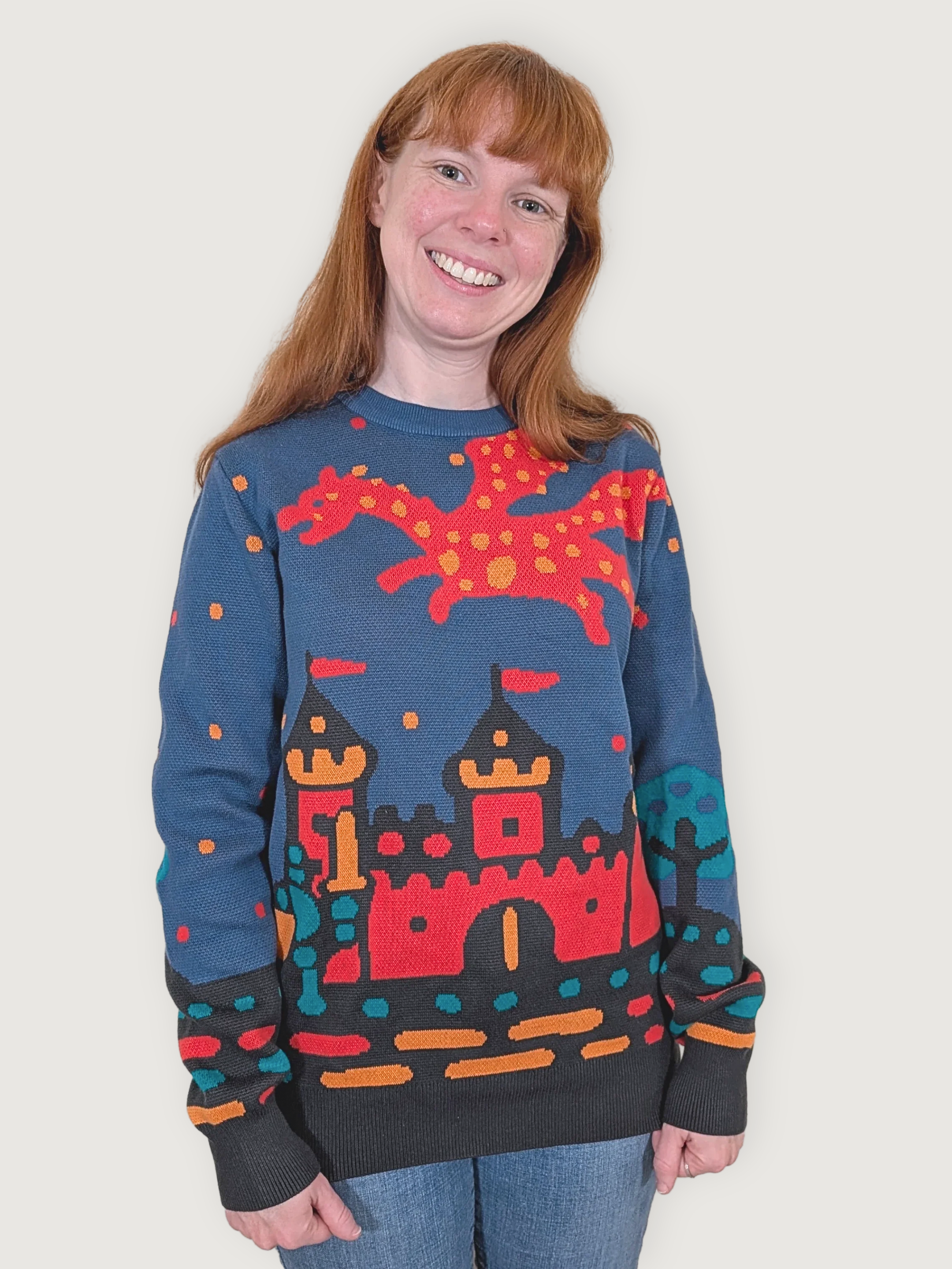 Medieval Fantasy Sweater - Sleepy Peach 292