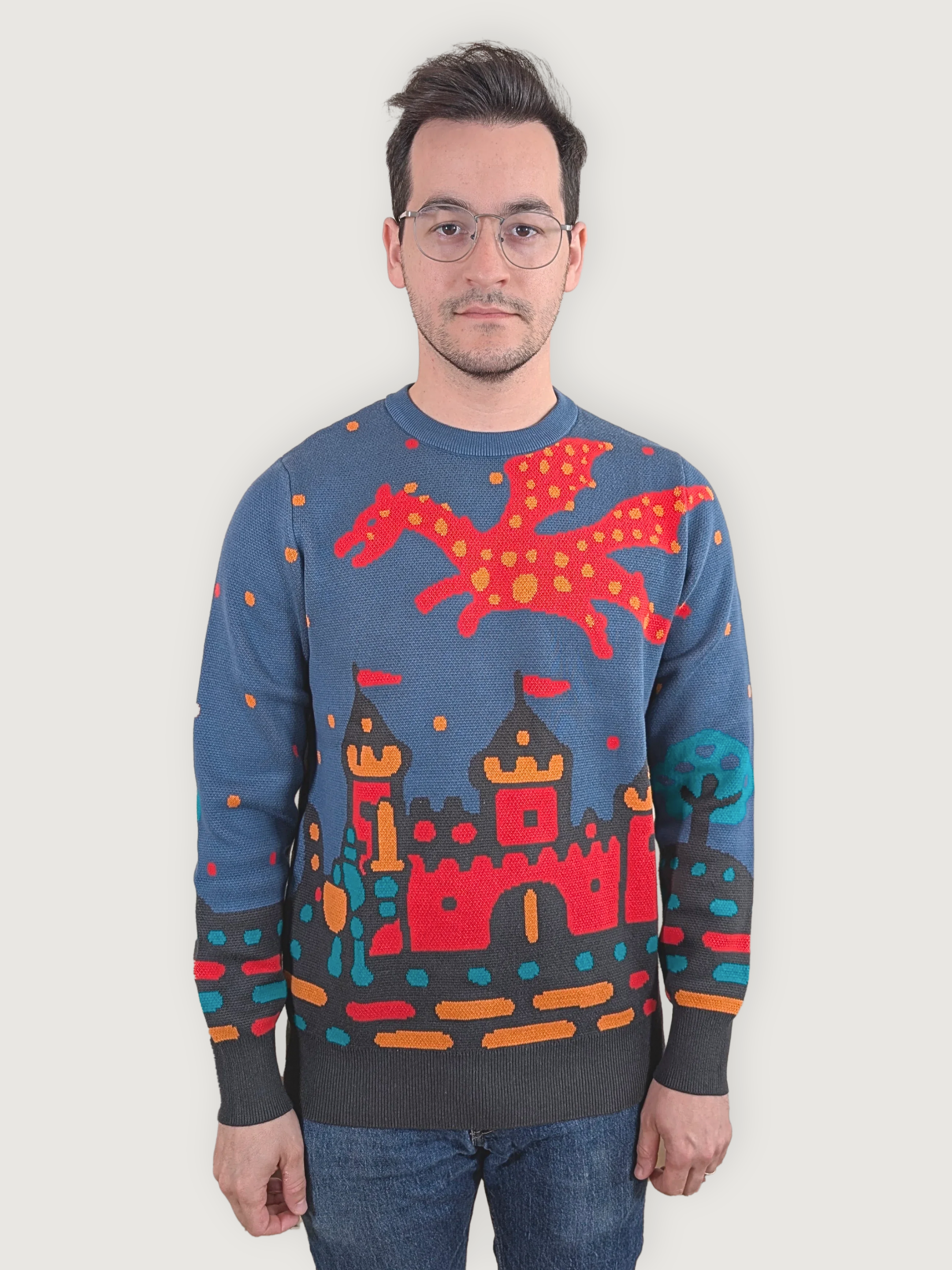 Medieval Fantasy Sweater - Sleepy Peach 292