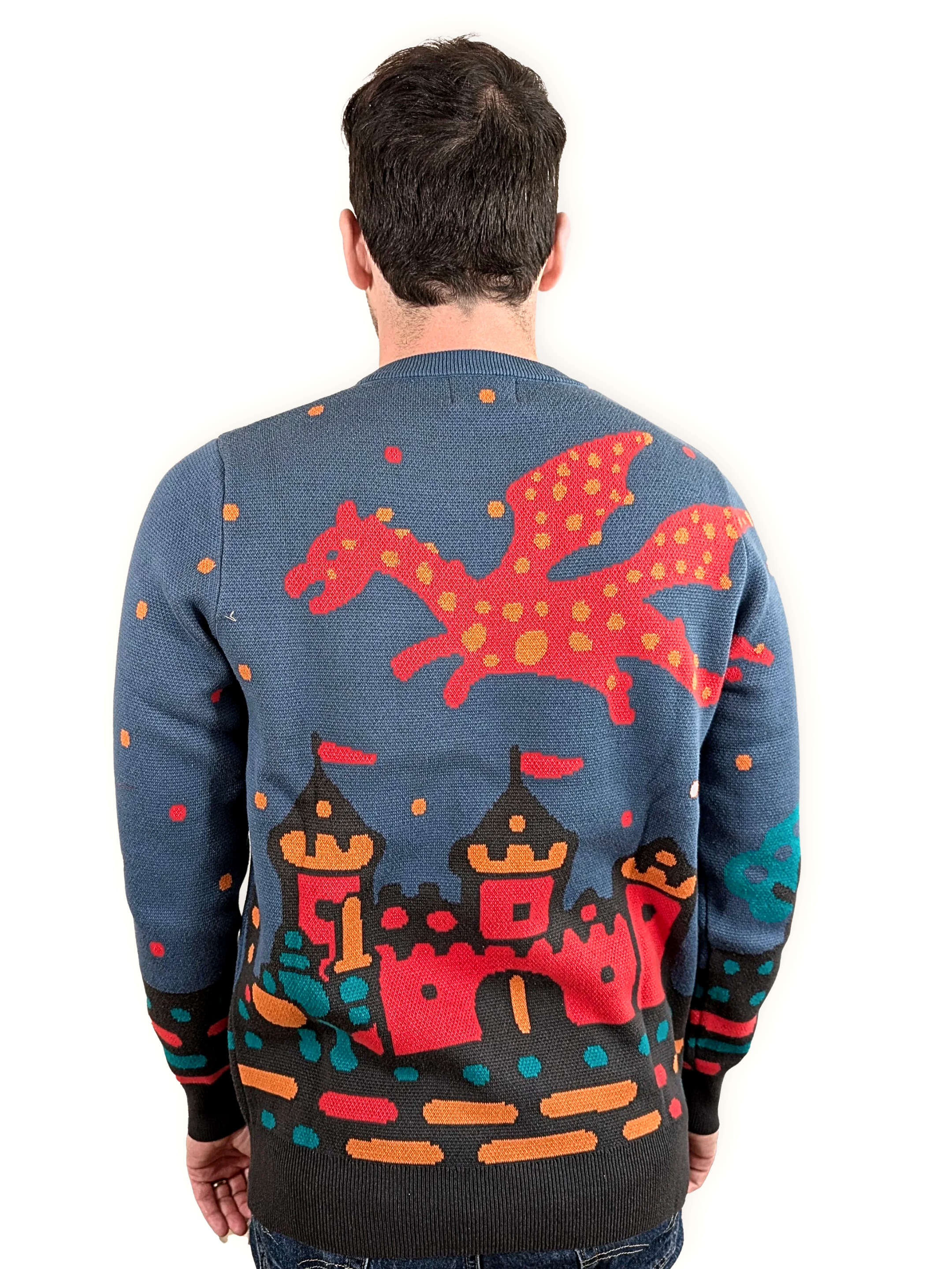 Sleepy Peach - Medieval Fantasy Sweater
