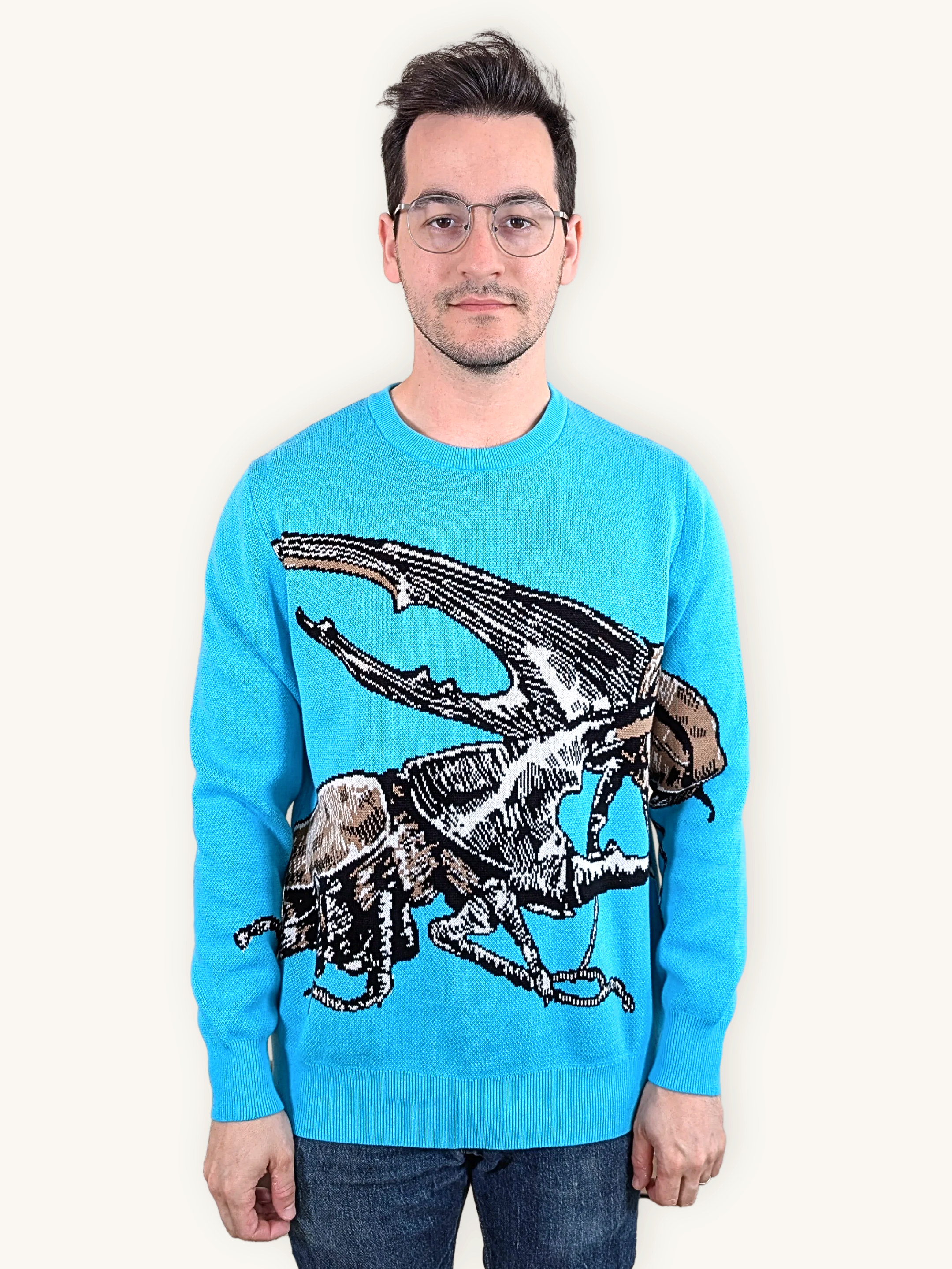 Sleepy Peach - Meet the Beetles Sweater