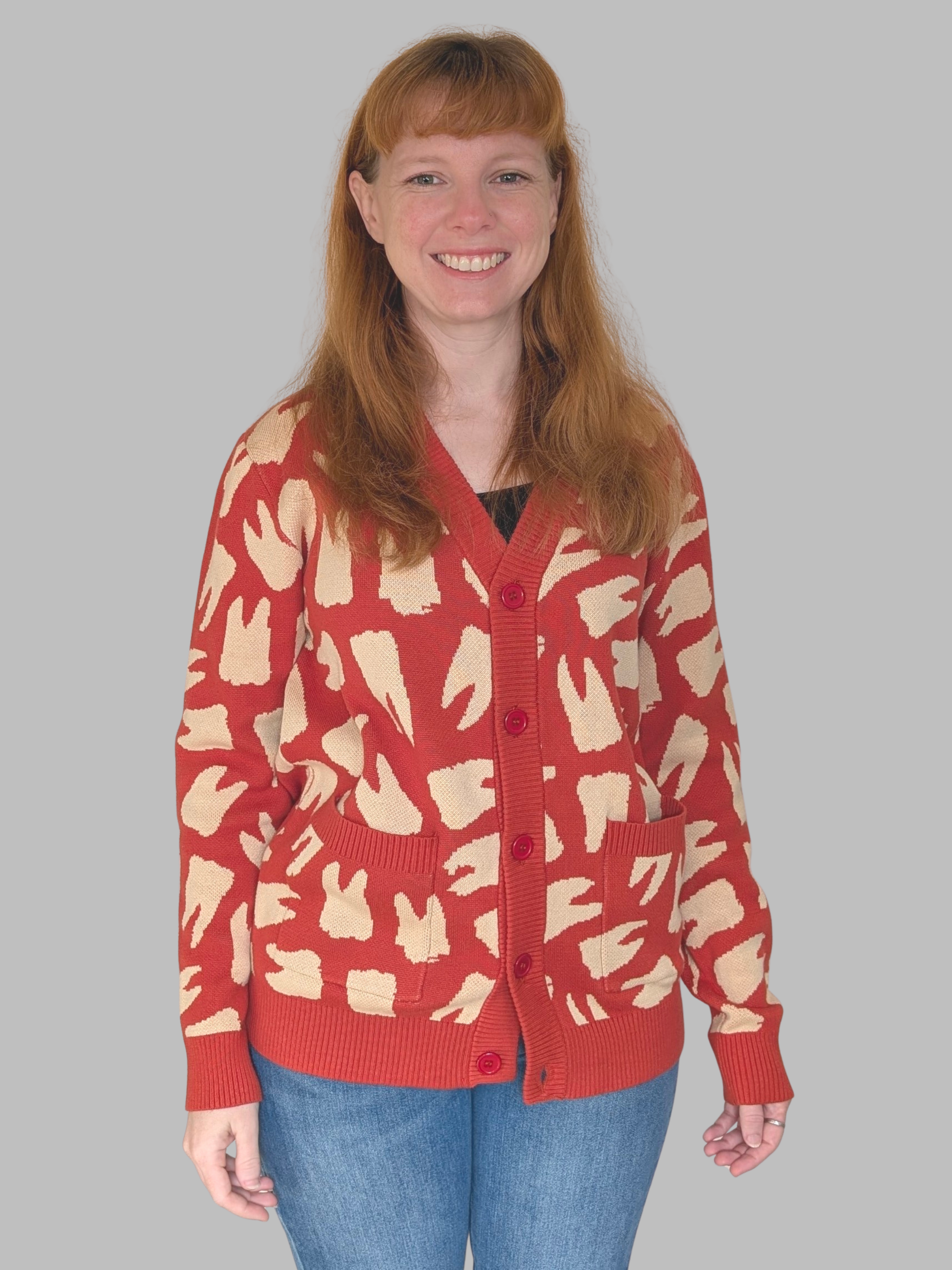 Nothing but the Tooth Cardigan - Sleepy Peach