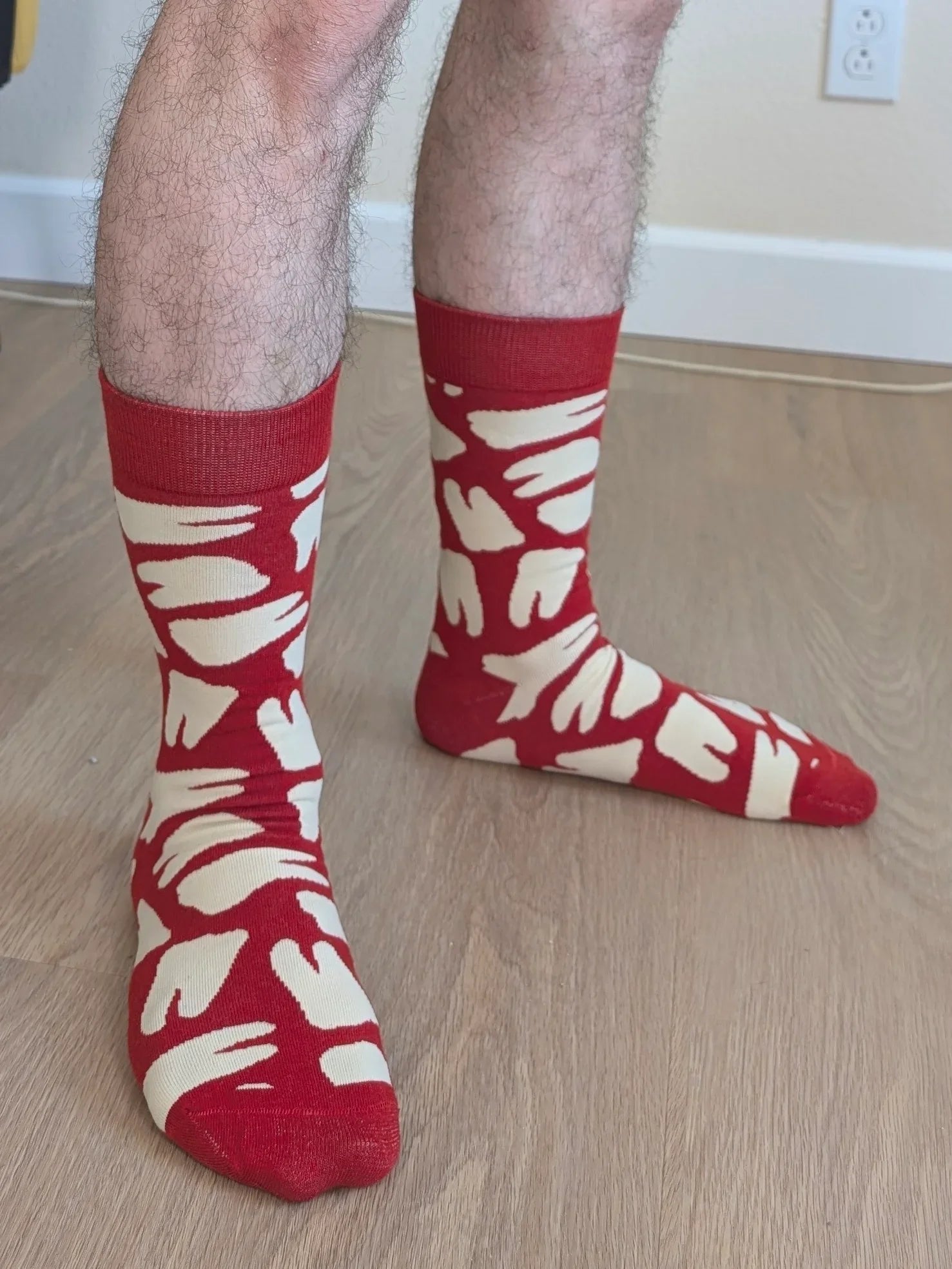 Nothing but the Tooth Socks - Sleepy Peach