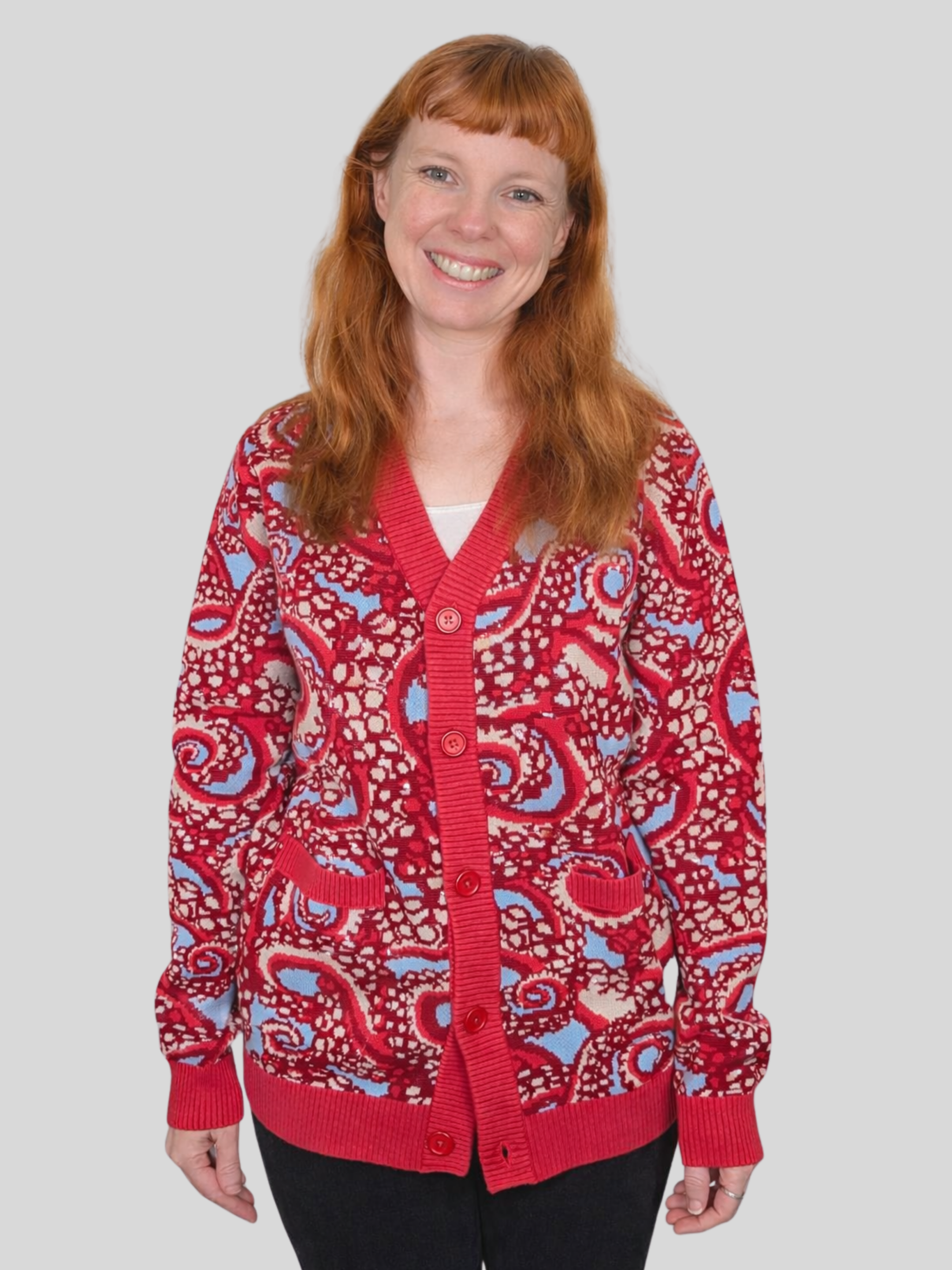 Paisley Octopus Cardigan