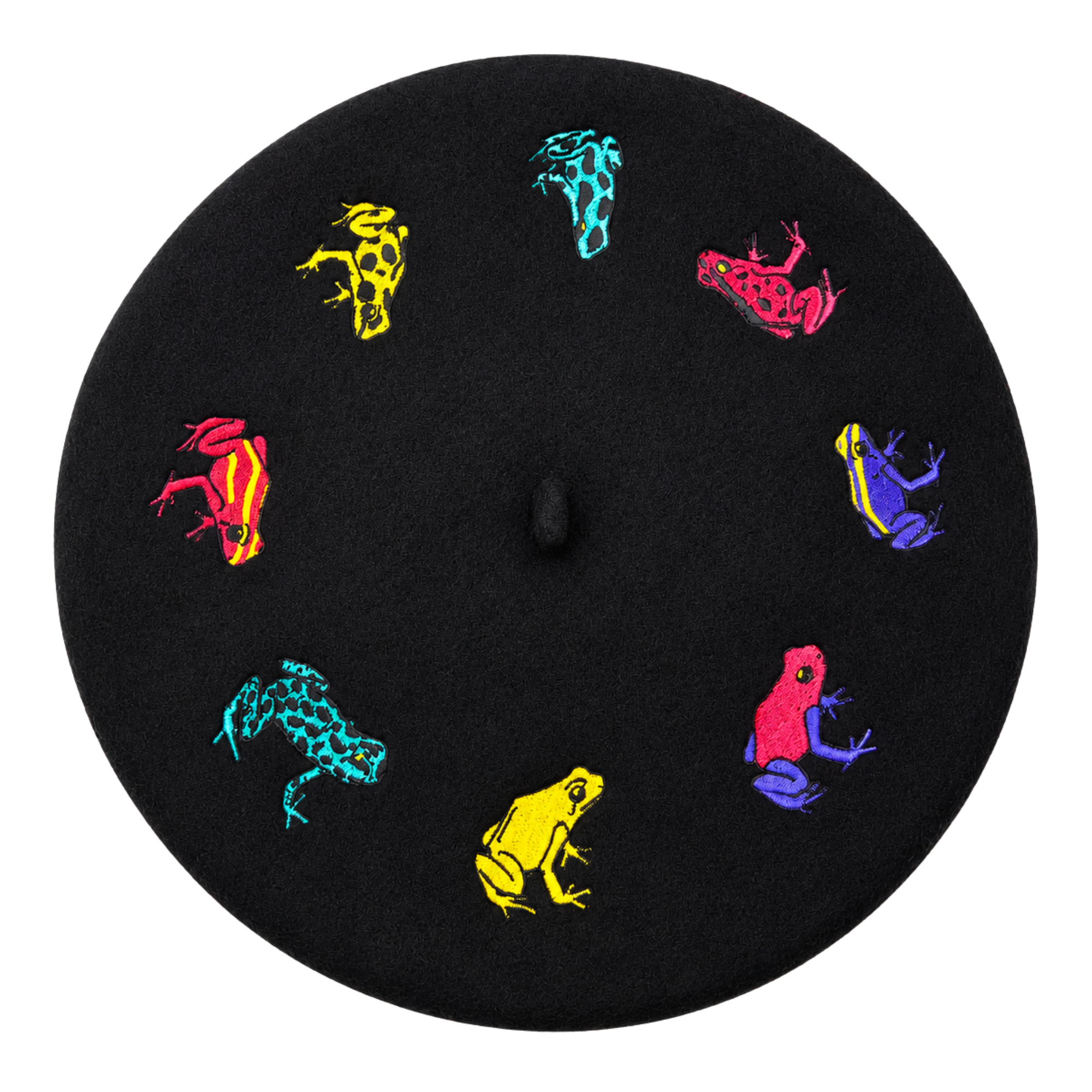 Sleepy Peach - Poison Dart Frog Beret