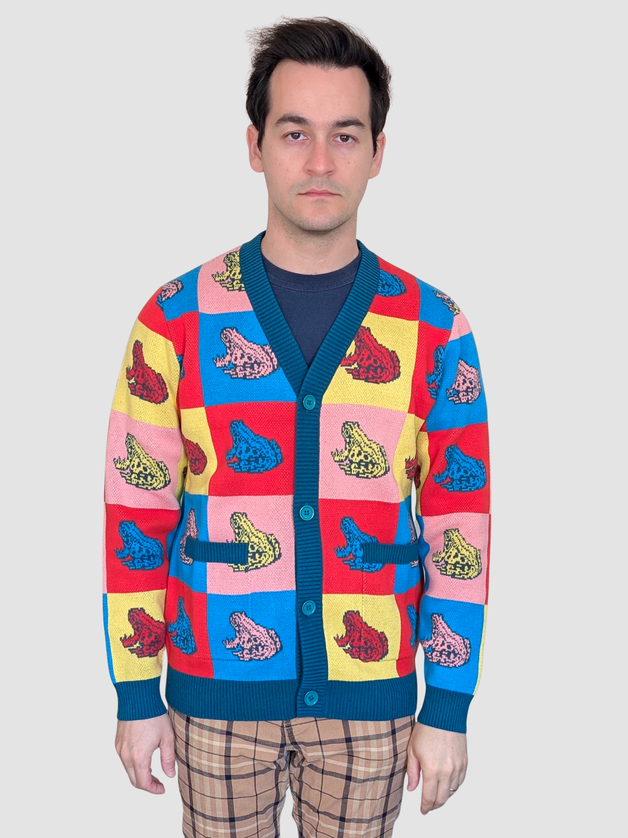 Sleepy Peach - Royal Frog Cardigan