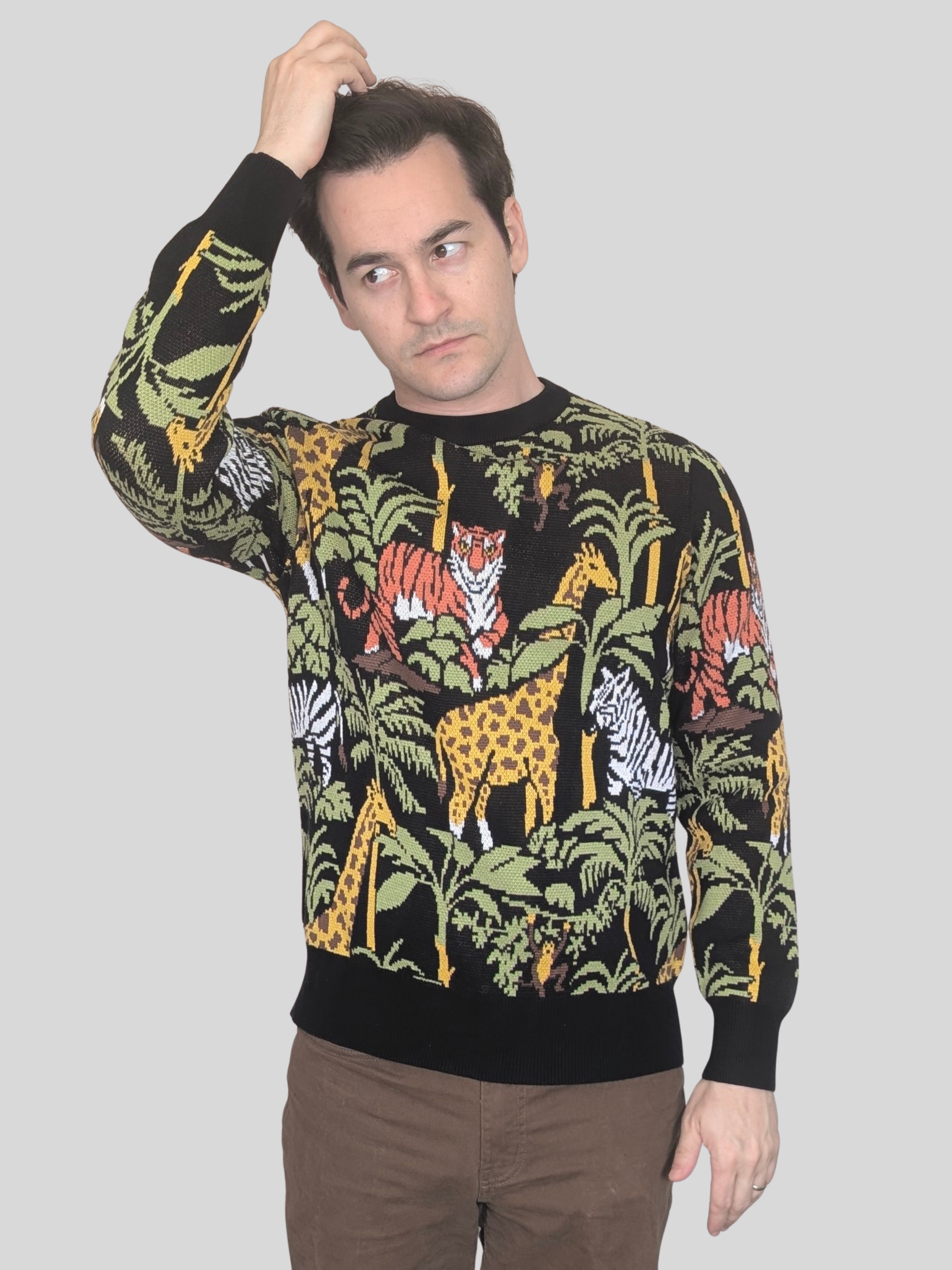 Safari Sweater - Sleepy Peach