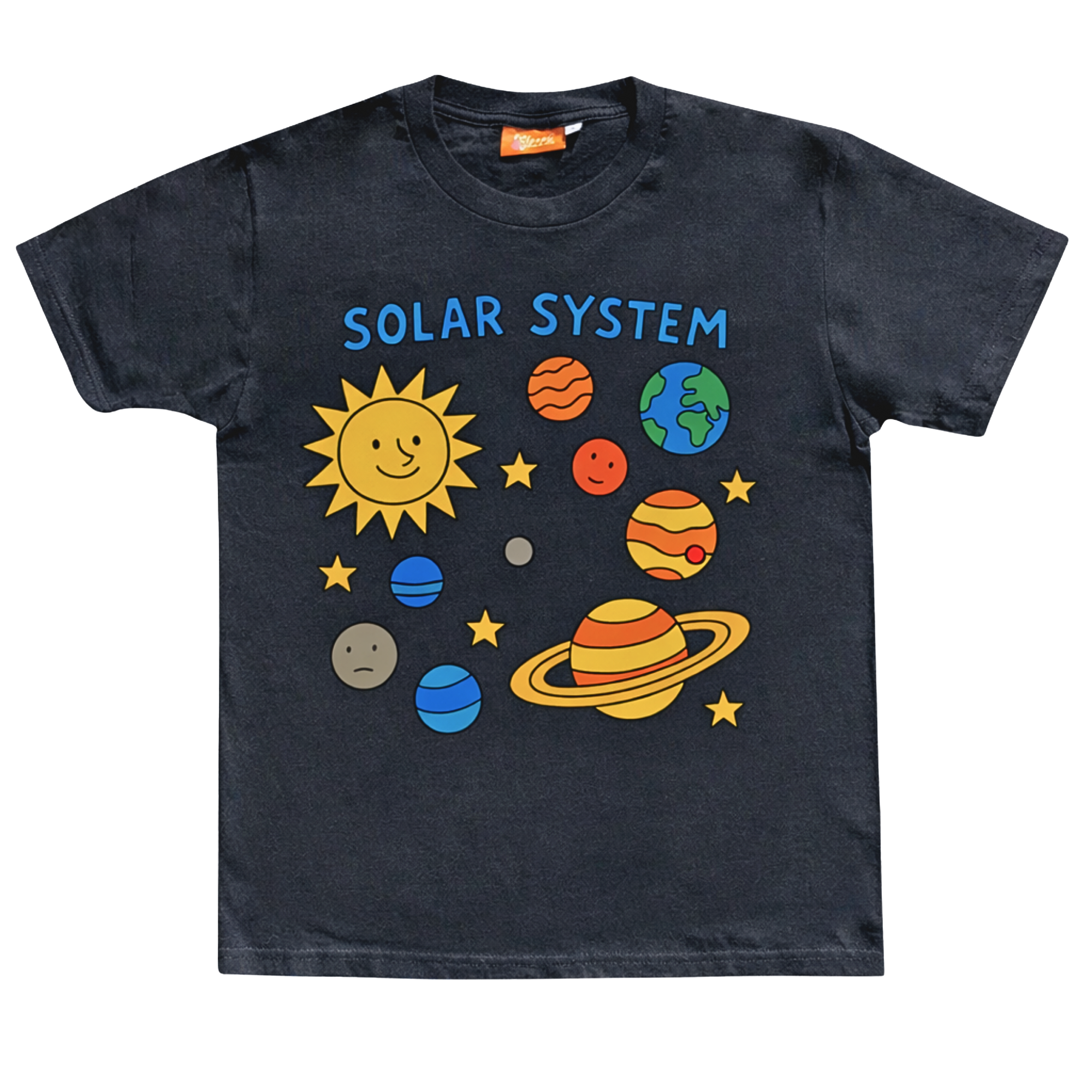 Solar System Shirt - Sleepy Peach 14