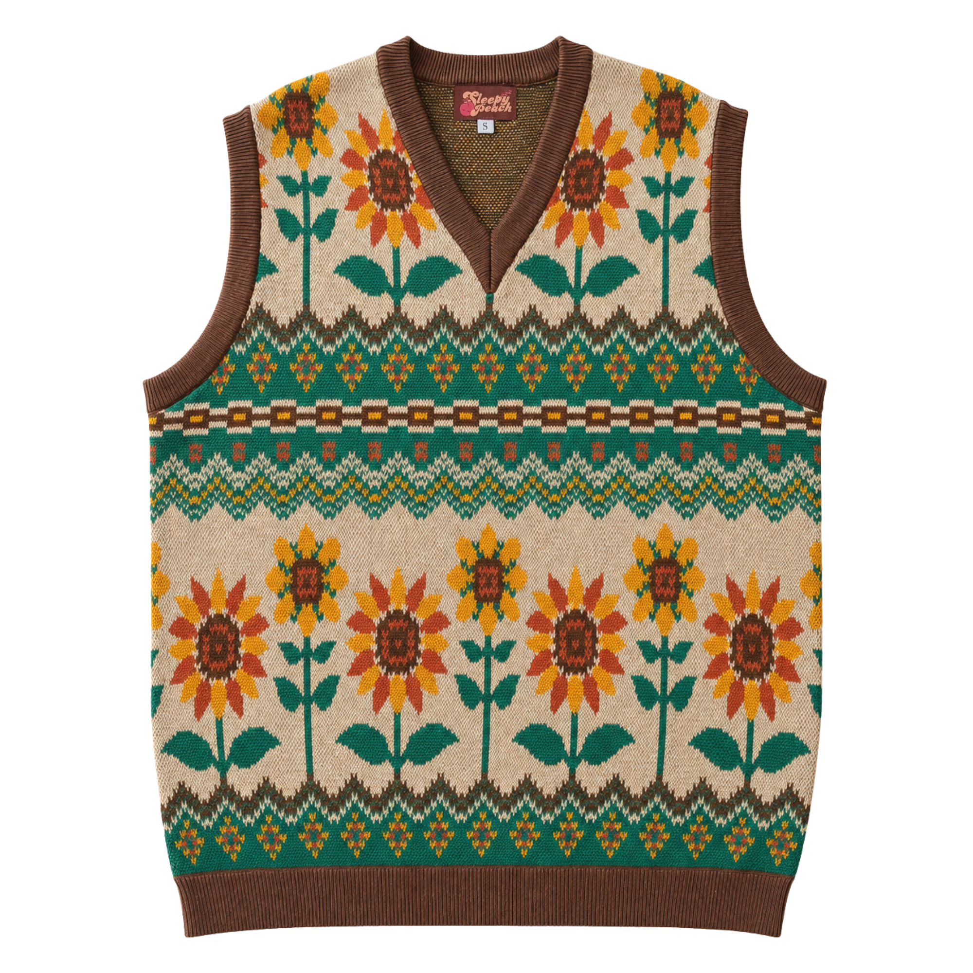 Sunflower Vest - Sleepy Peach 141