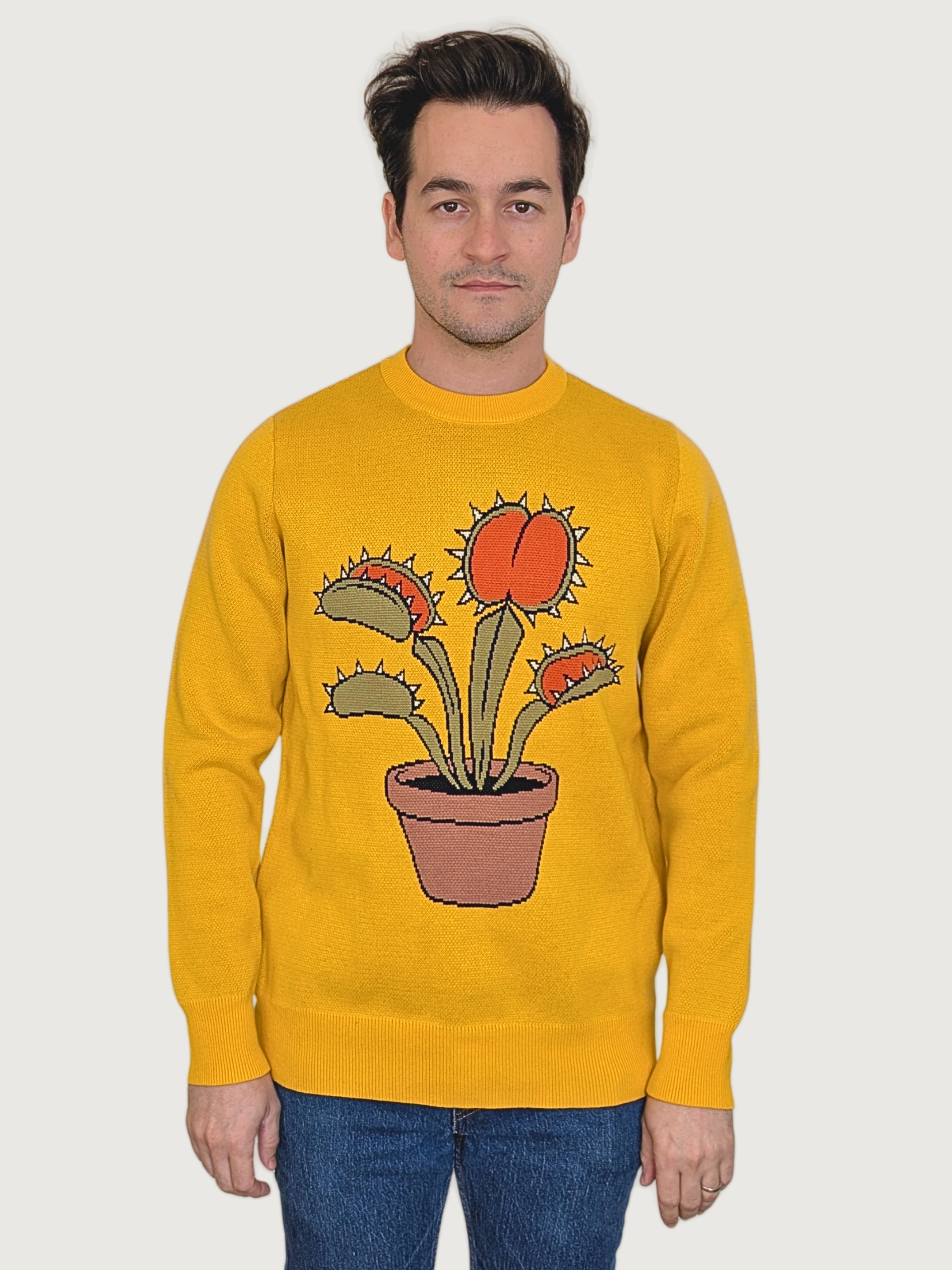 Venus Flytrap Sweater - Sleepy Peach 181