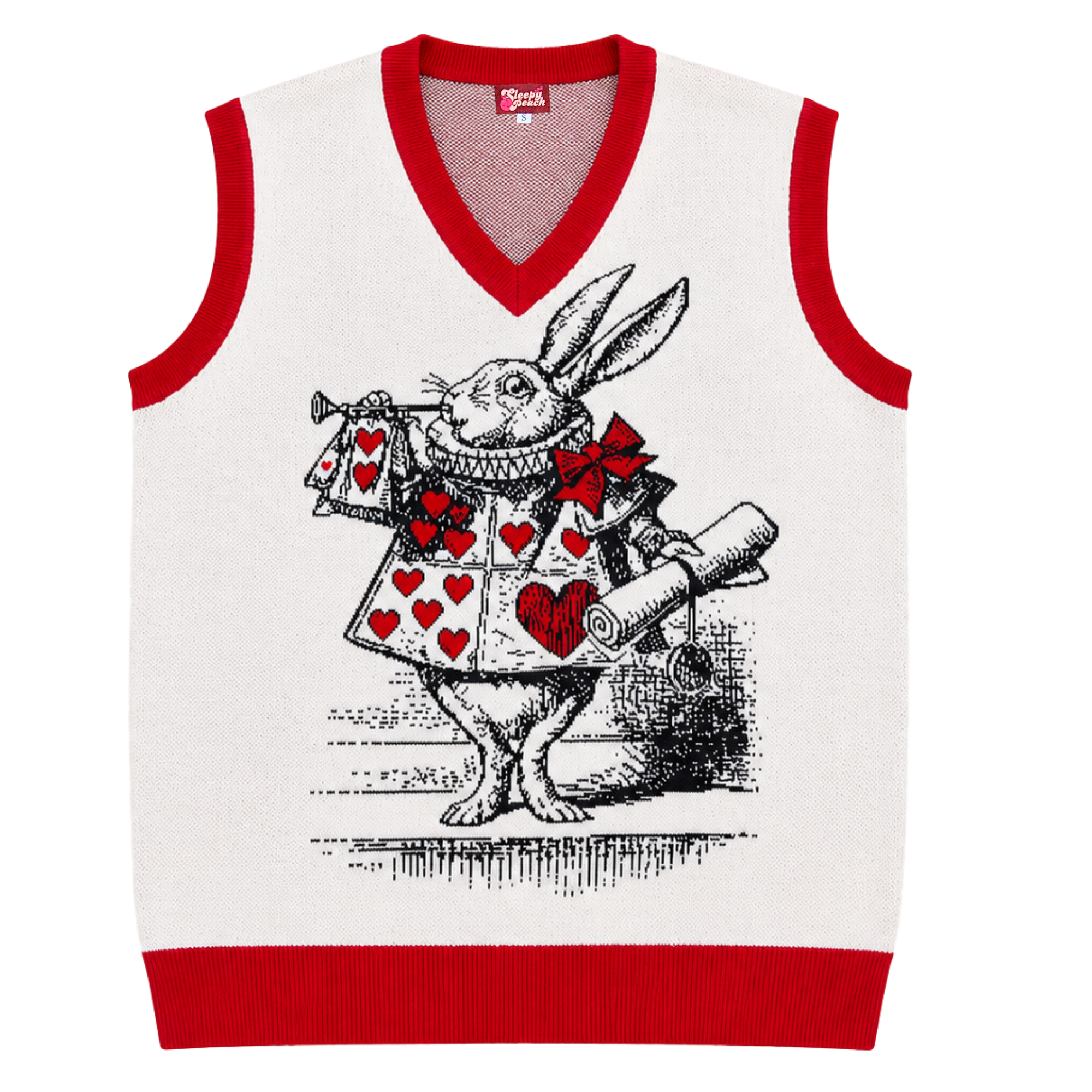 White Rabbit Vest - Sleepy Peach 1919