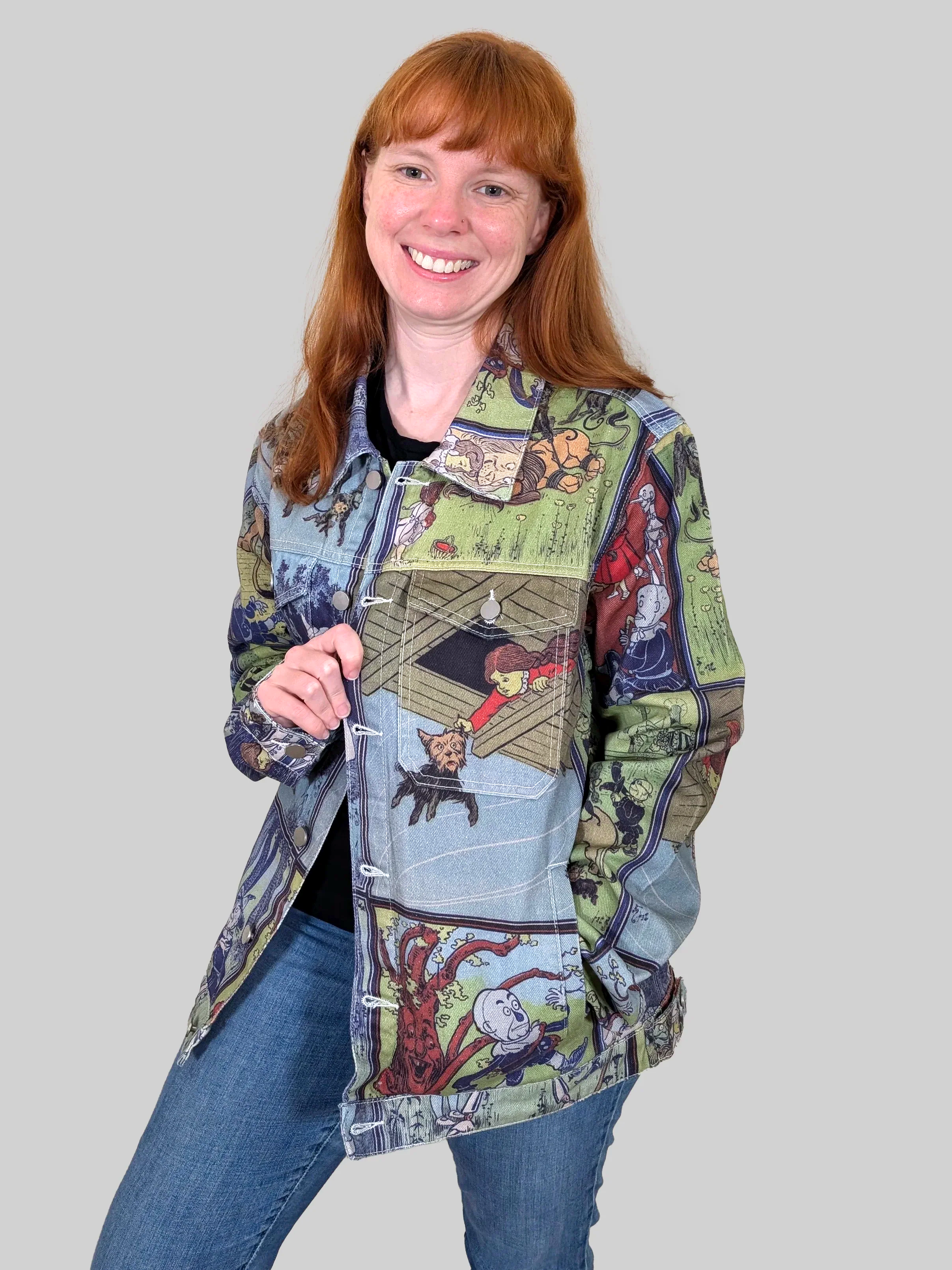 Sleepy Peach - Wizard of Oz Denim Jacket