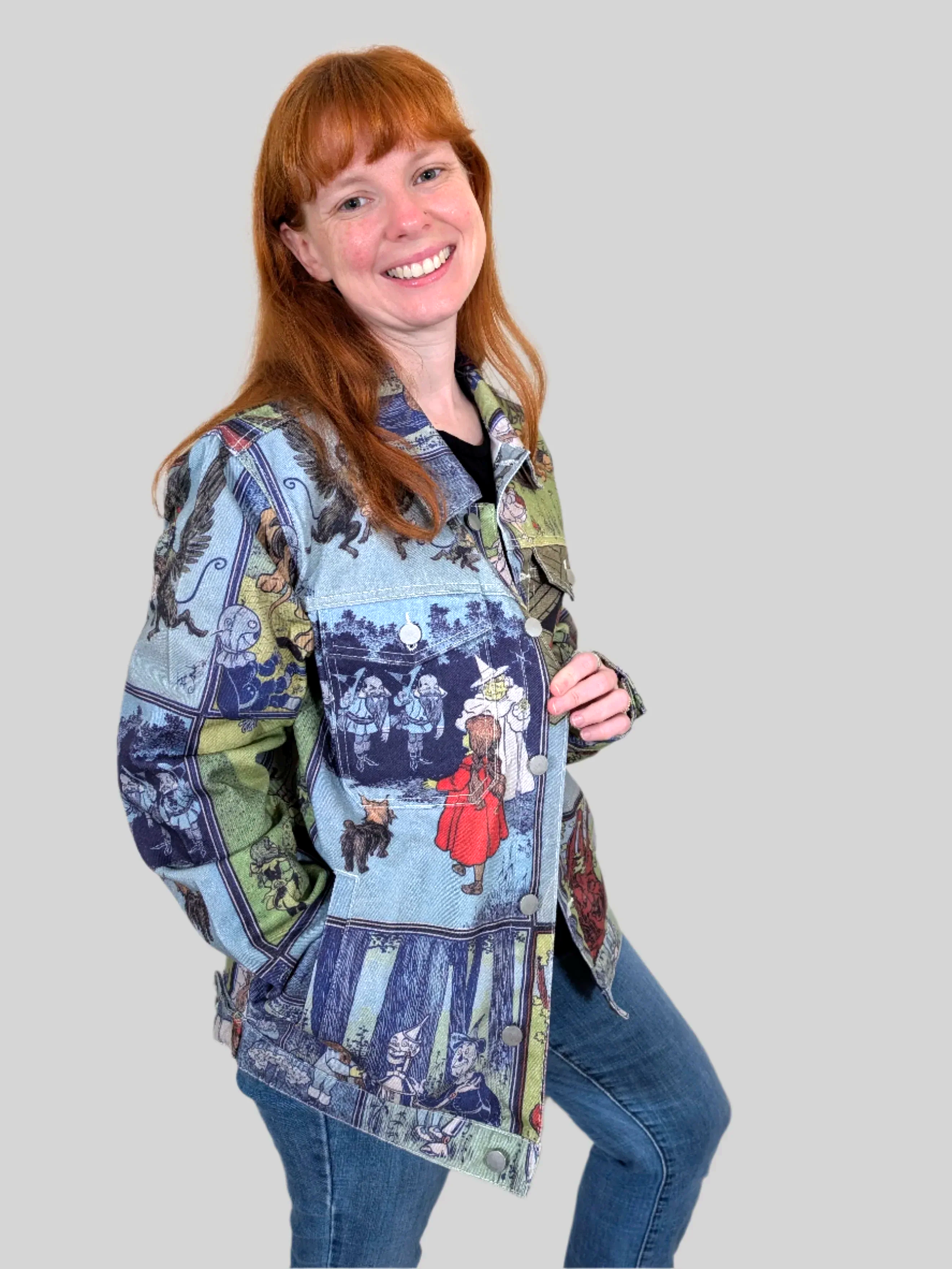Sleepy Peach - Wizard of Oz Denim Jacket
