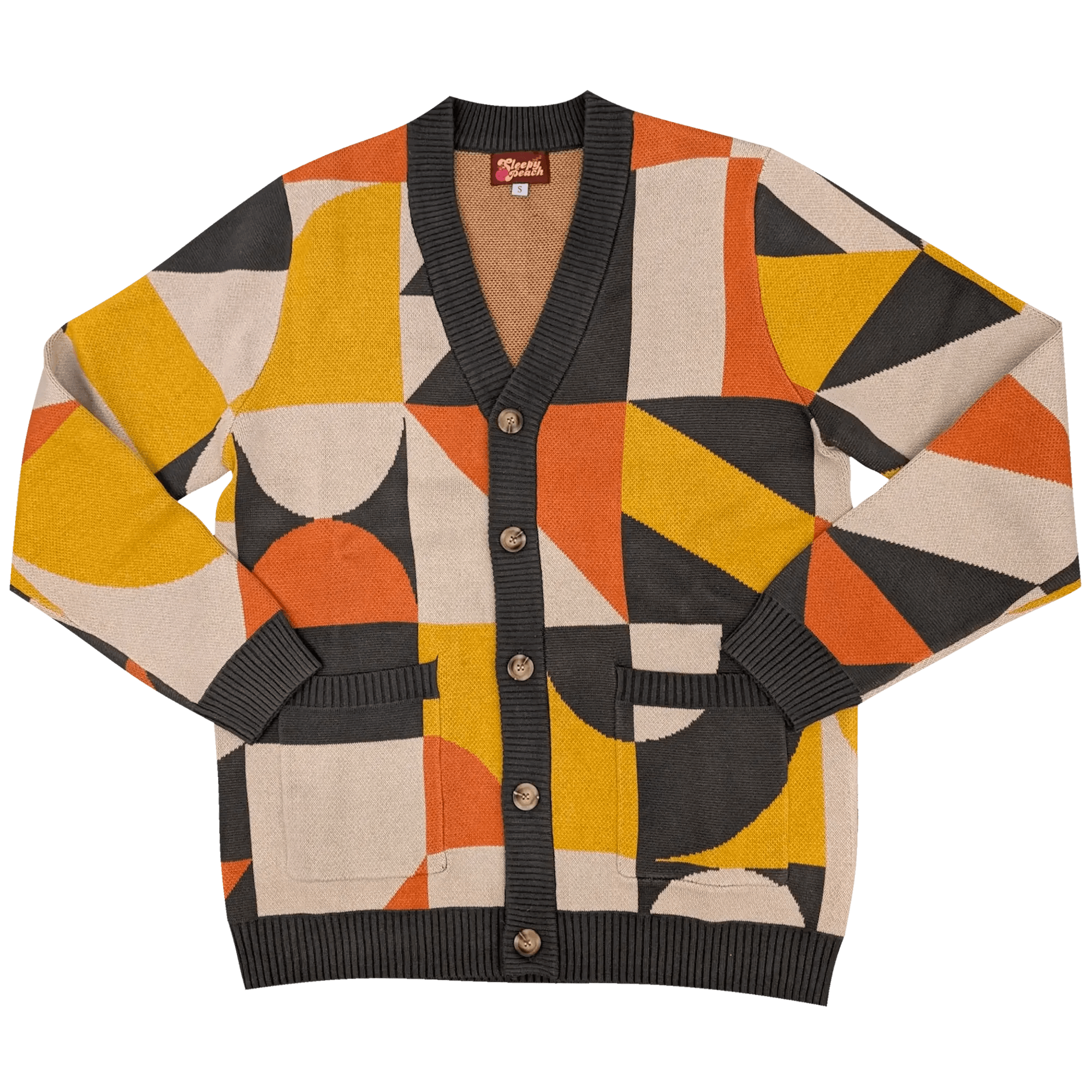 Bauhaus Cardigan - Sleepy Peach