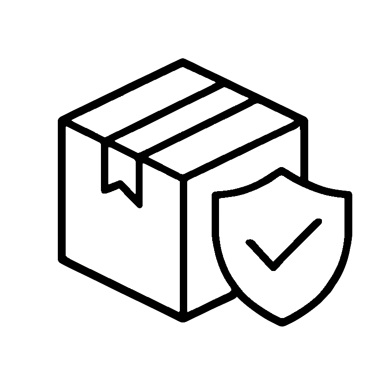 Shipping Insurance: Protects from missing or stolen packages. - Sleepy Peach
